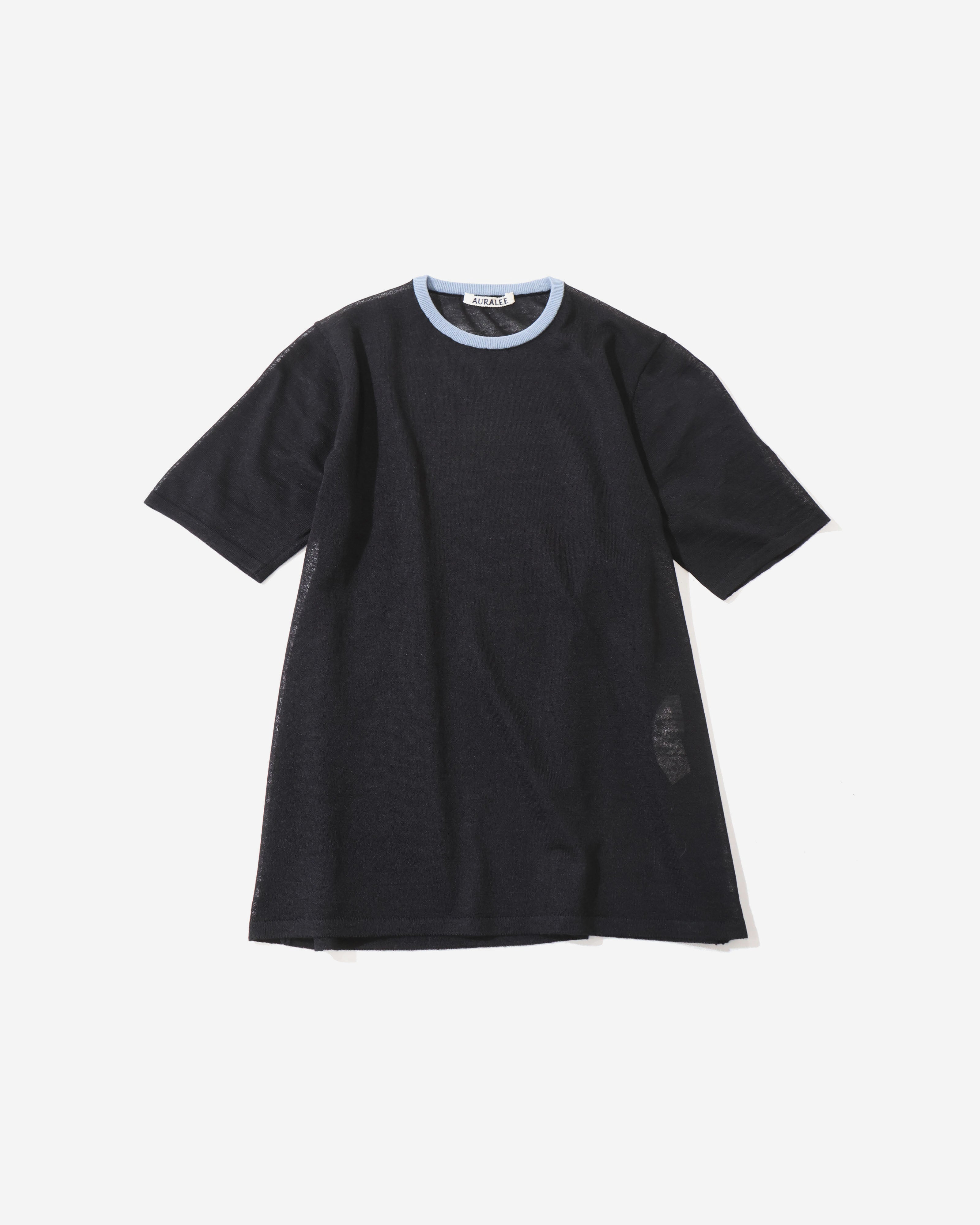 HARD TWIST HIGH GAUGE WOOL SILK KNIT TEE – TIME AFTER TIME