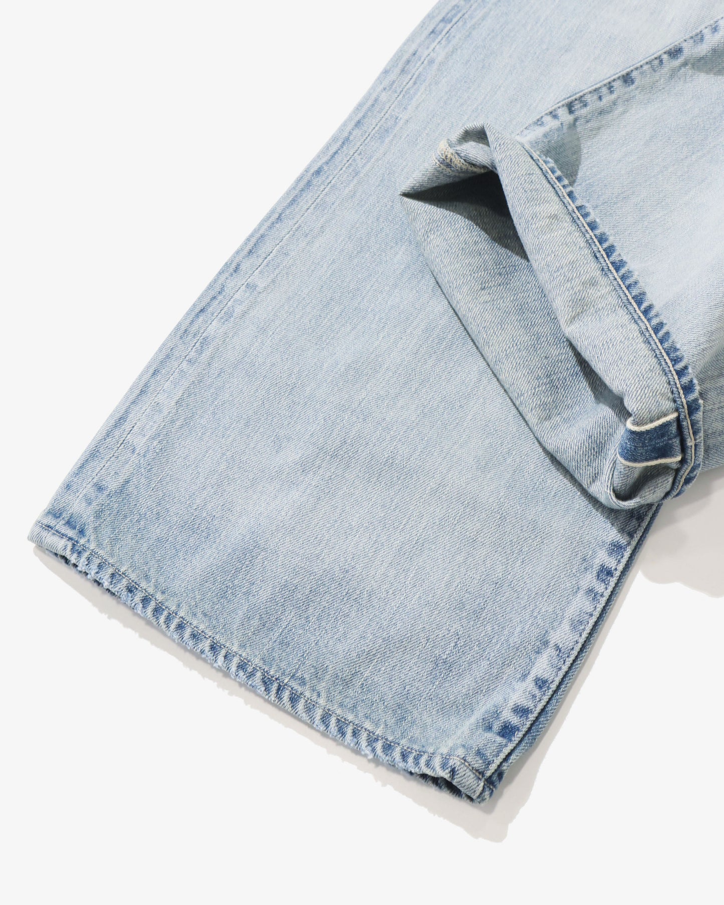 FADED SELVEDGE LIGHT DENIM PANTS (LADYS)