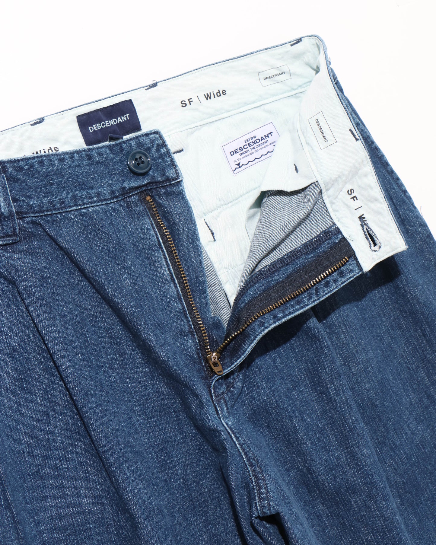 SF DENIM WIDE TROUSERS