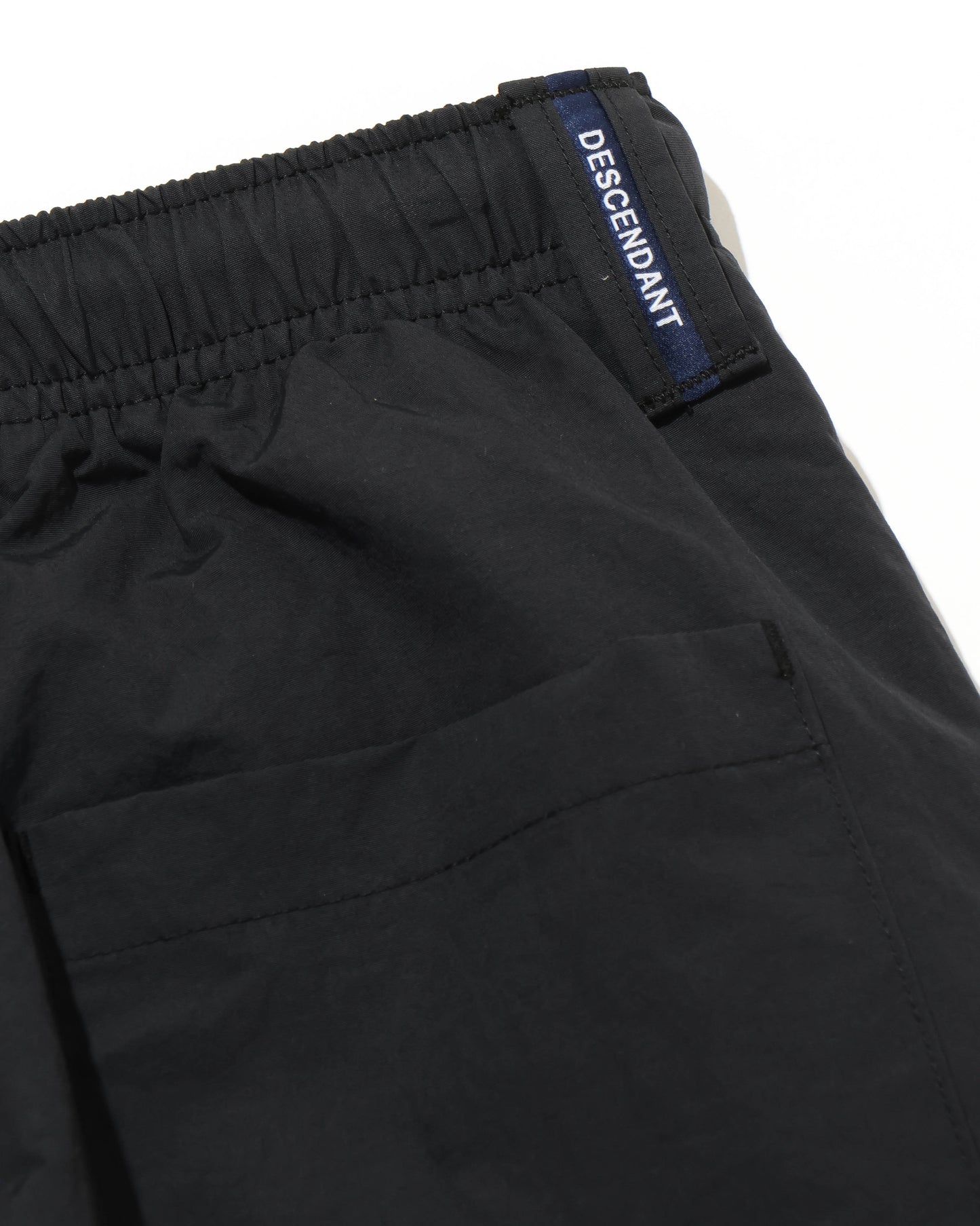WHARF NYLON TROUSERS BLACK