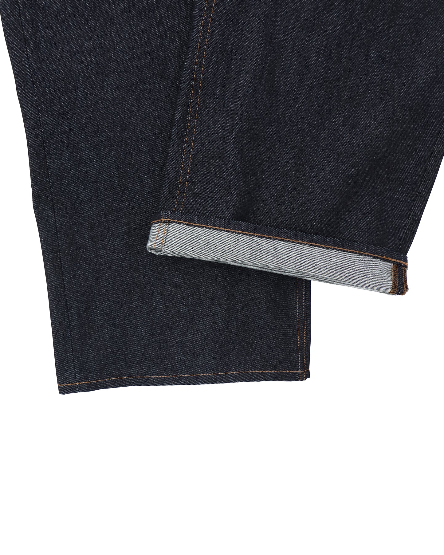 "Wide" Rigid Denim Pants