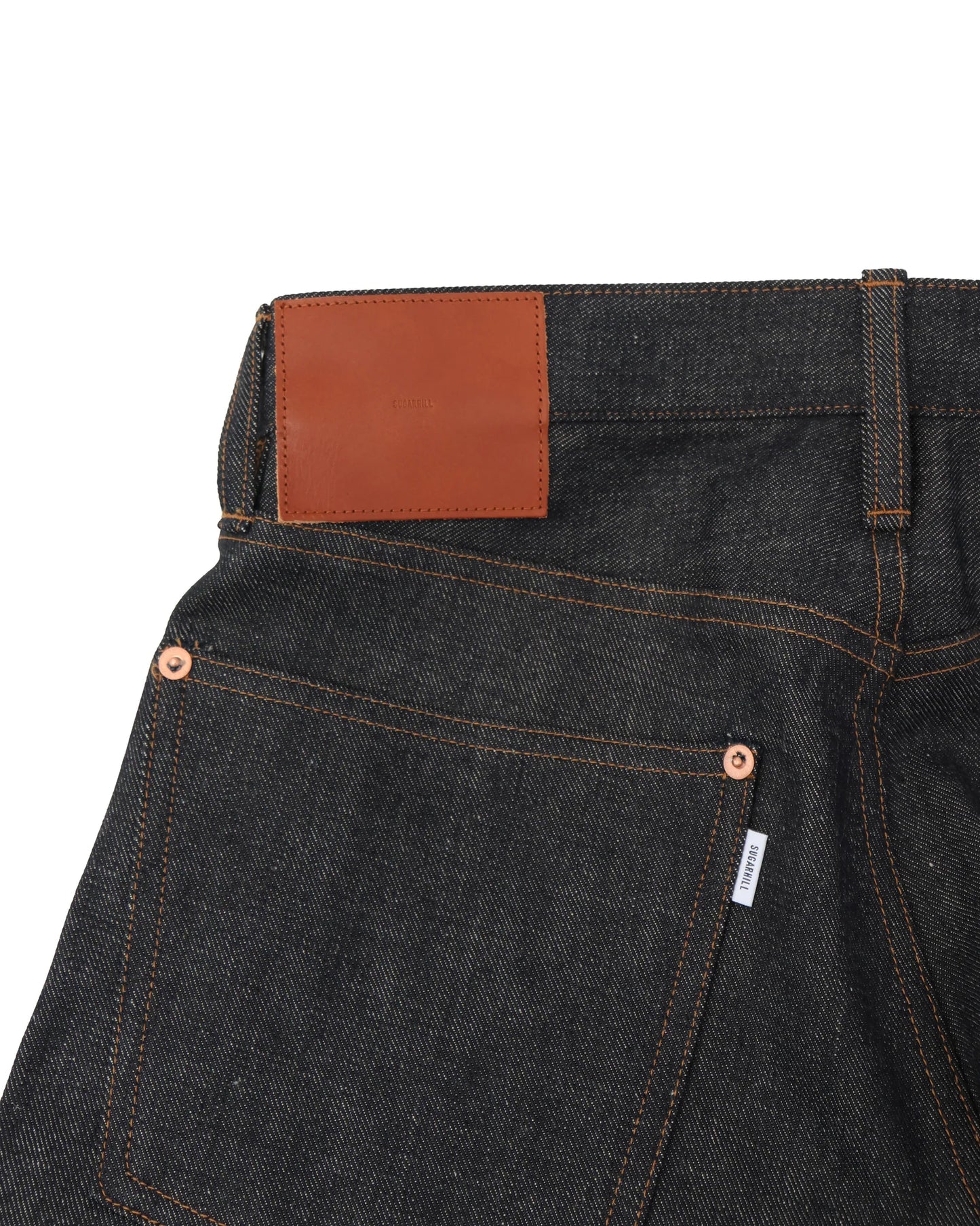 DENIM SHORT TROUSERS STRAIGHT CUT