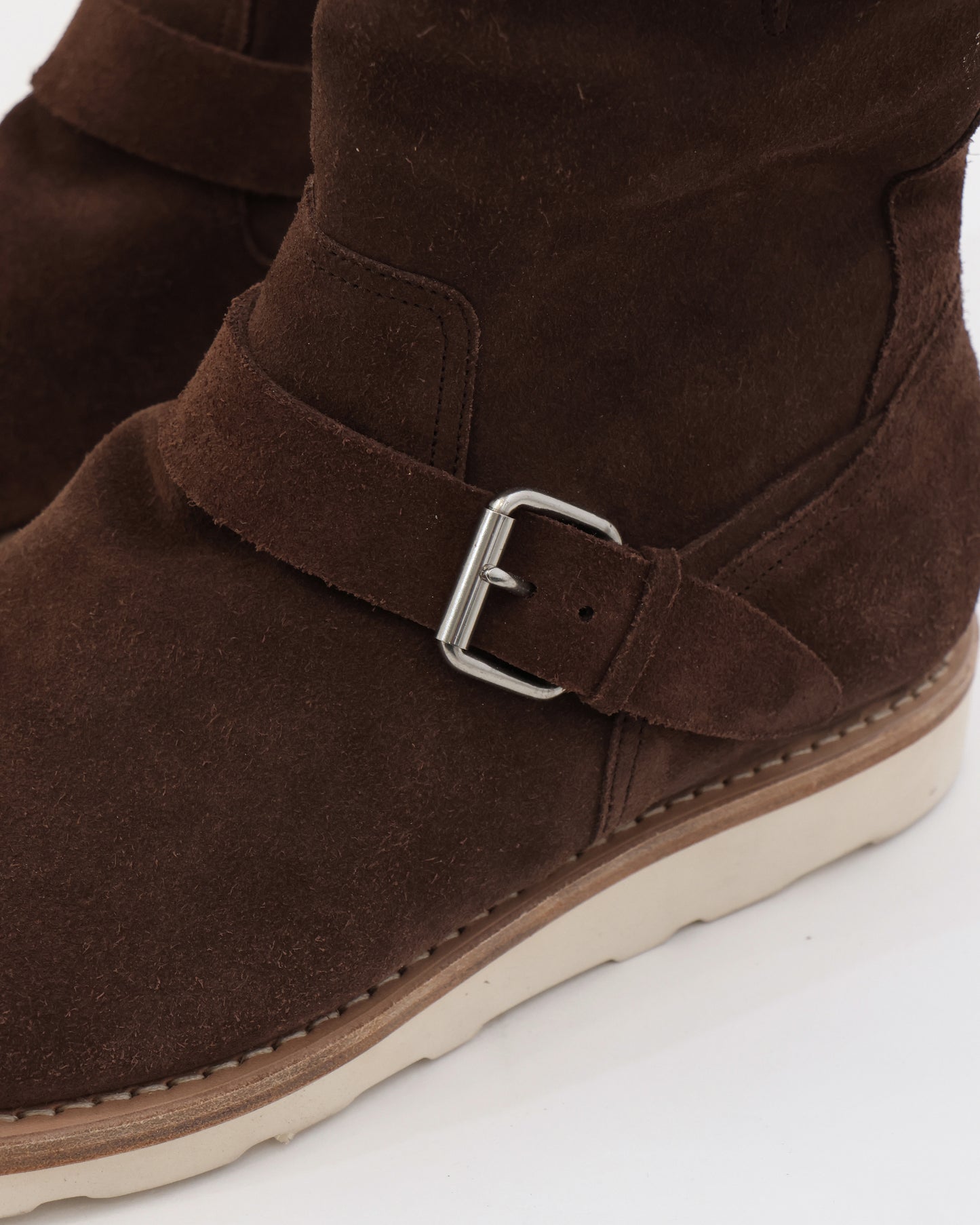 BIKER ZIP UP BOOTS COW LEATHER