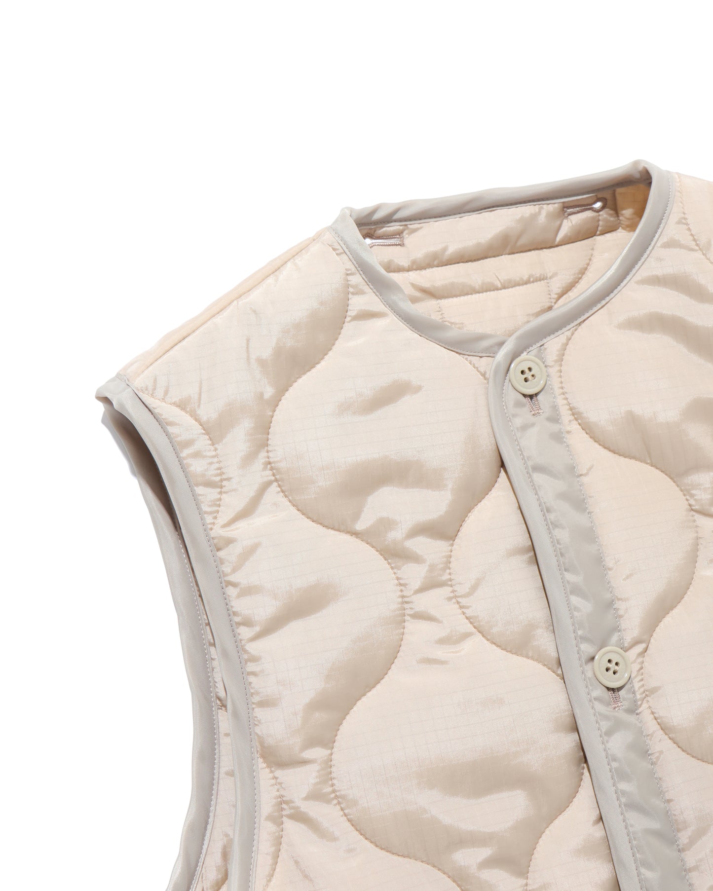 QUILTED CROPPED VEST 17539