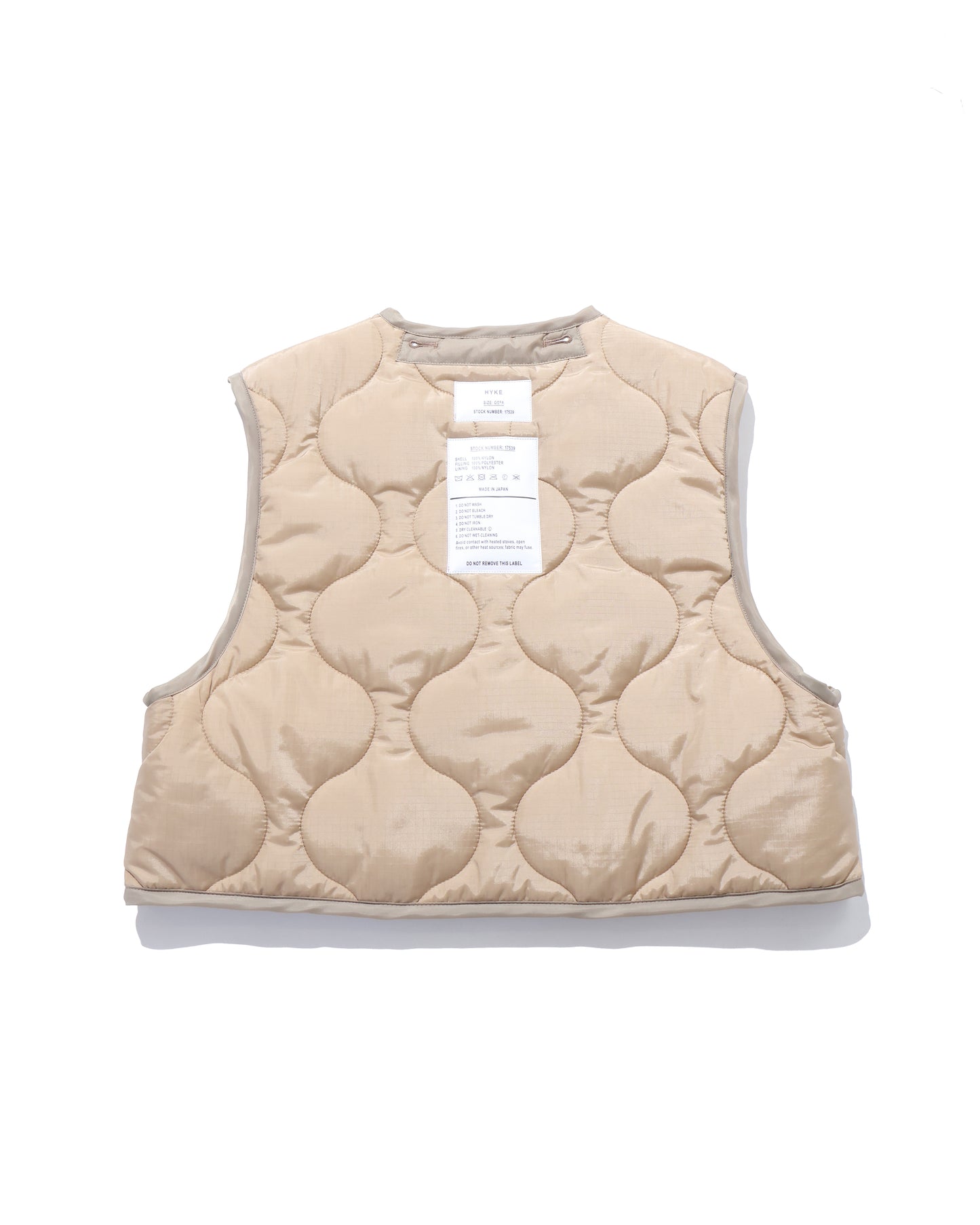 QUILTED CROPPED VEST 17539
