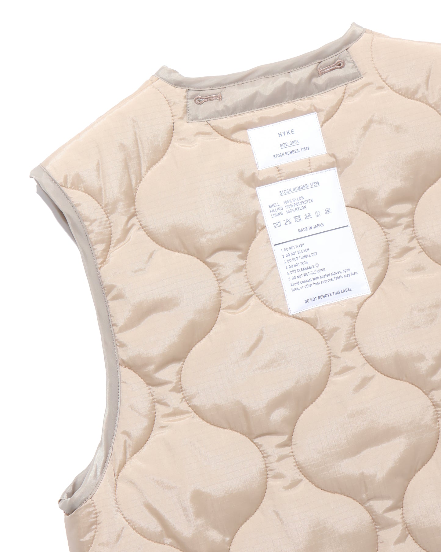 QUILTED CROPPED VEST 17539