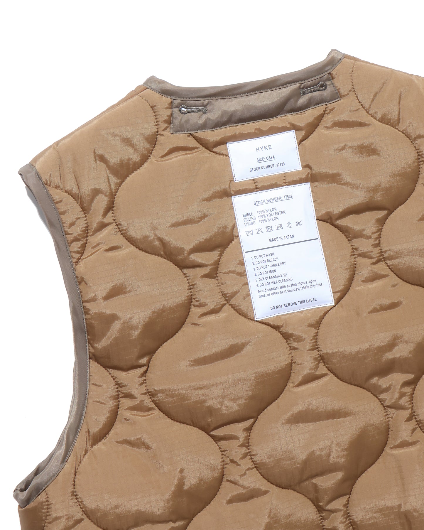QUILTED CROPPED VEST 17539