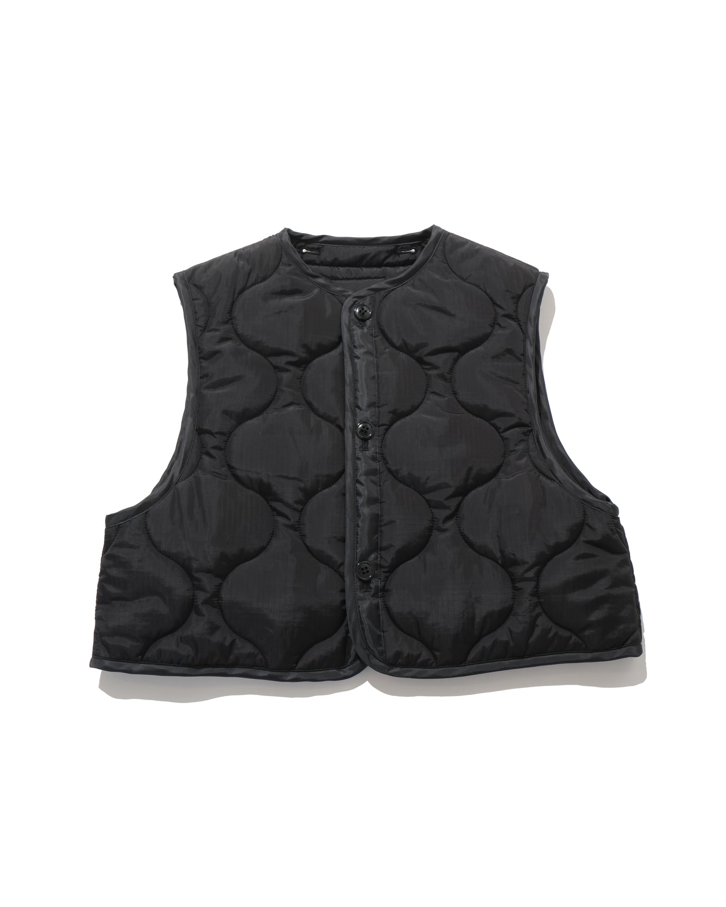 QUILTED CROPPED VEST 17539