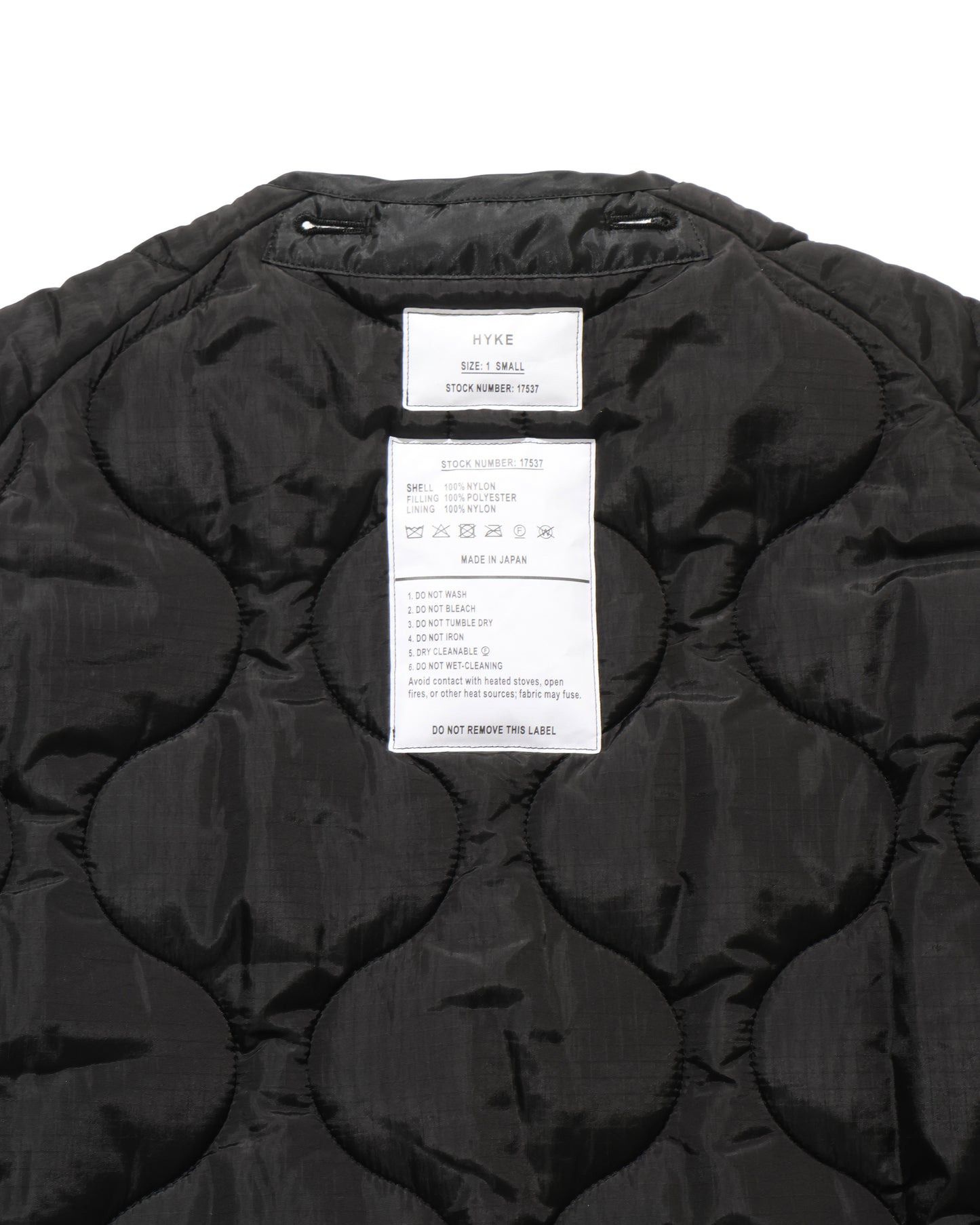 QUILTED LINER COAT 17537