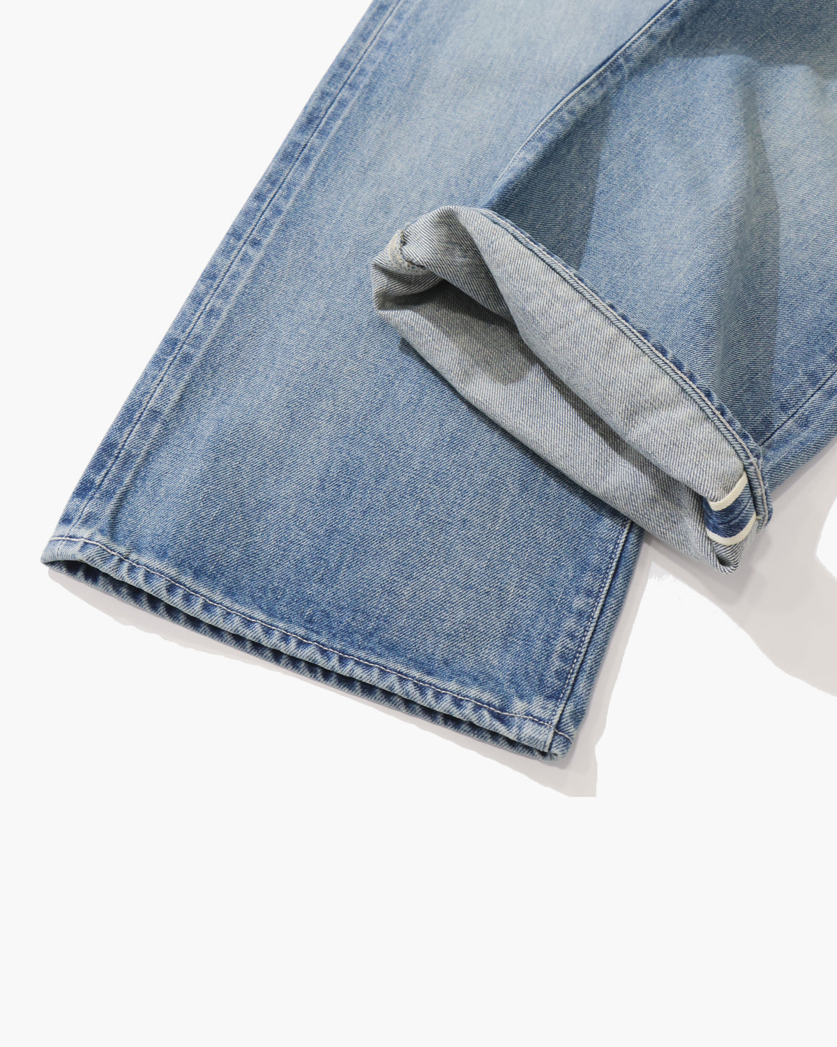 SELVEDGE FADED HEAVY DENIM PANTS