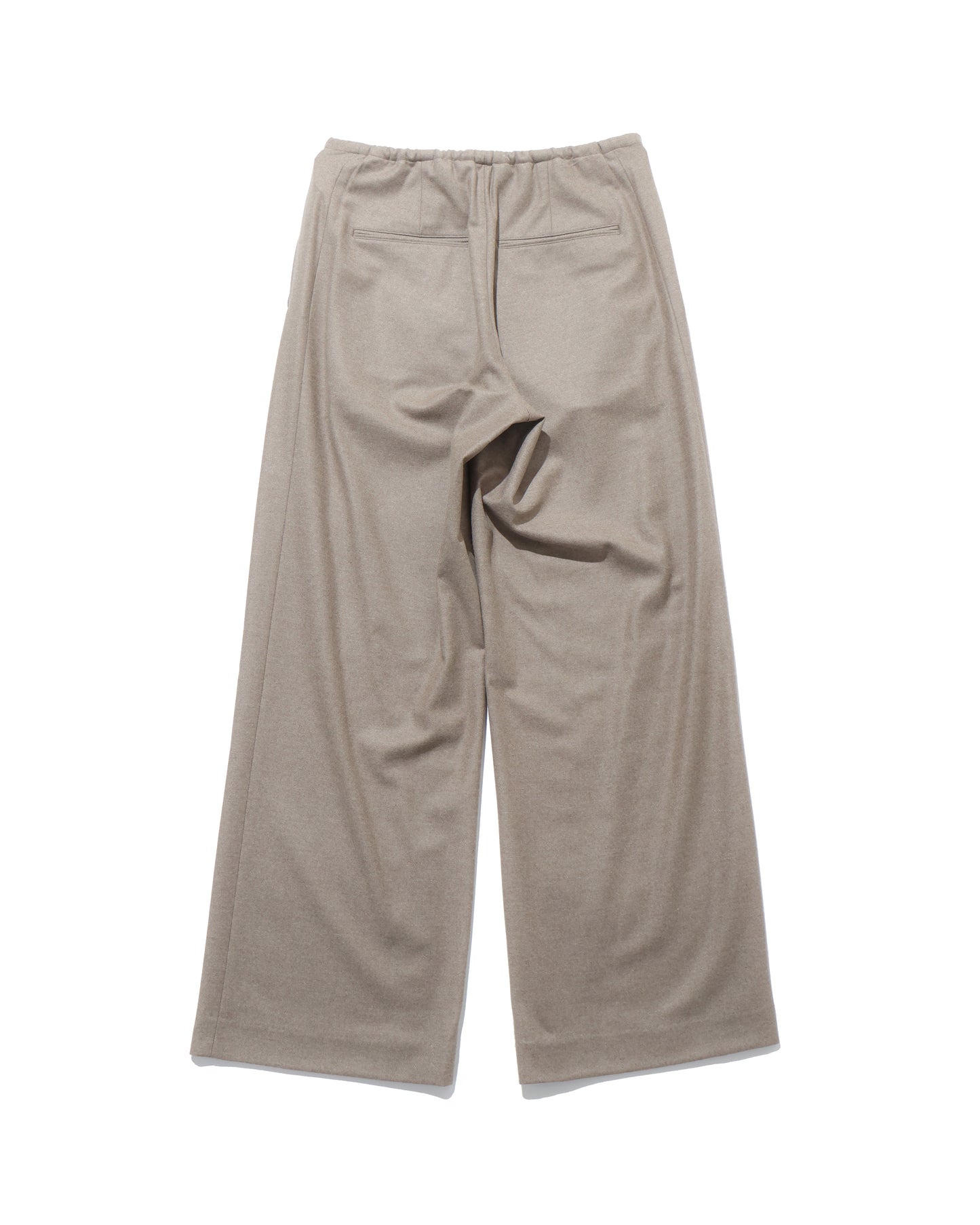 WOOL FULLING FLANNEL DRAWSTRING PANTS