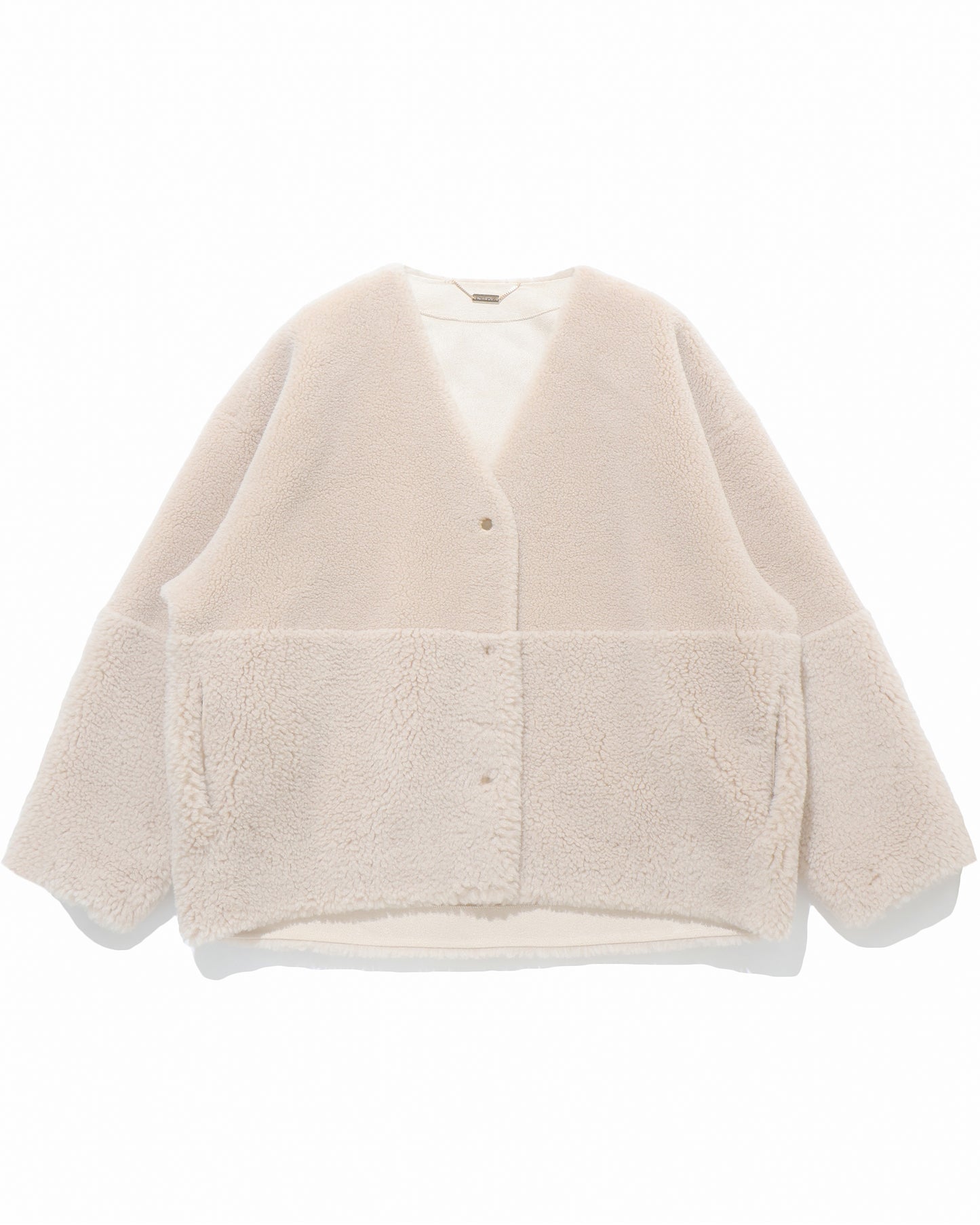 reversible v/n boa coat