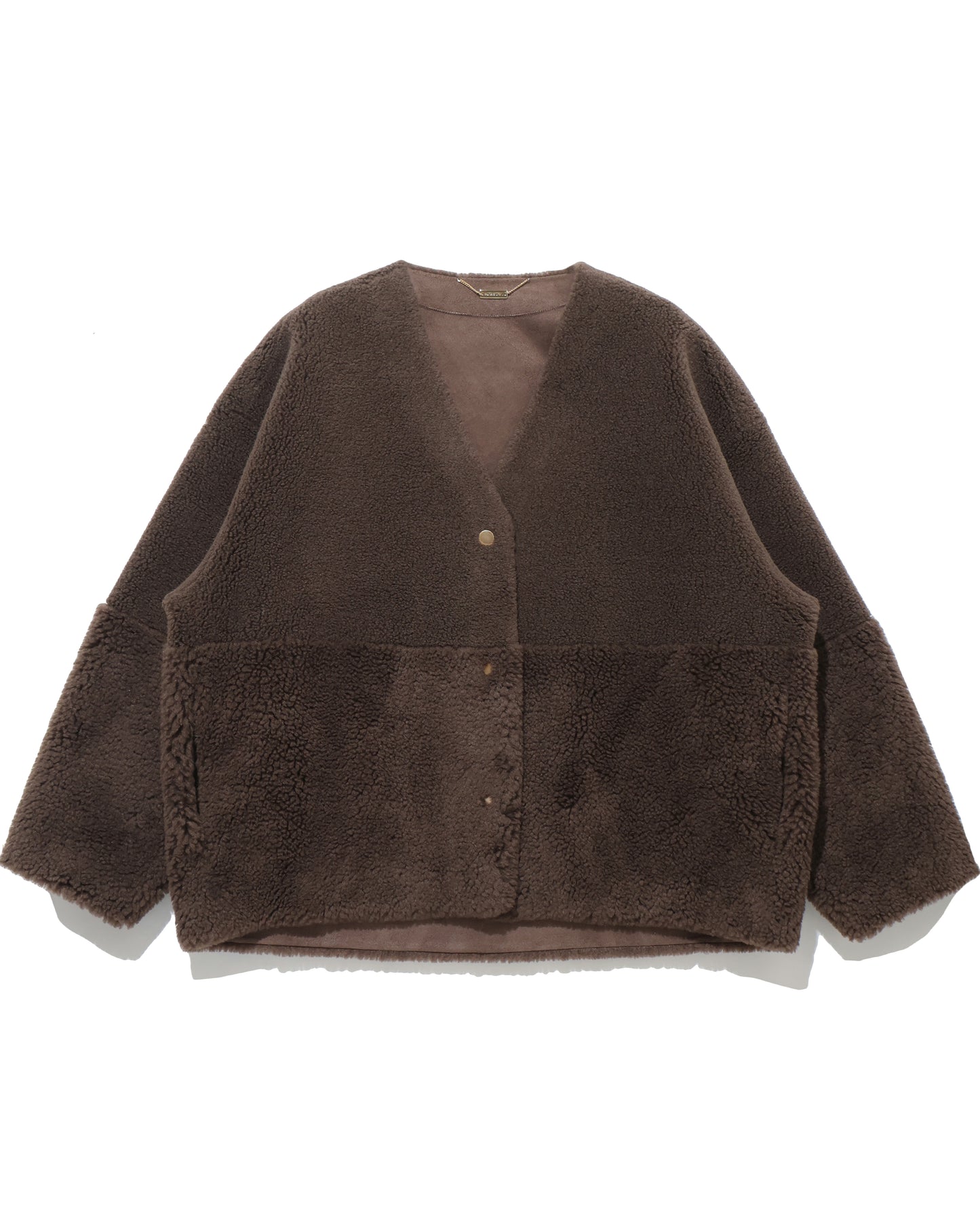 reversible v/n boa coat