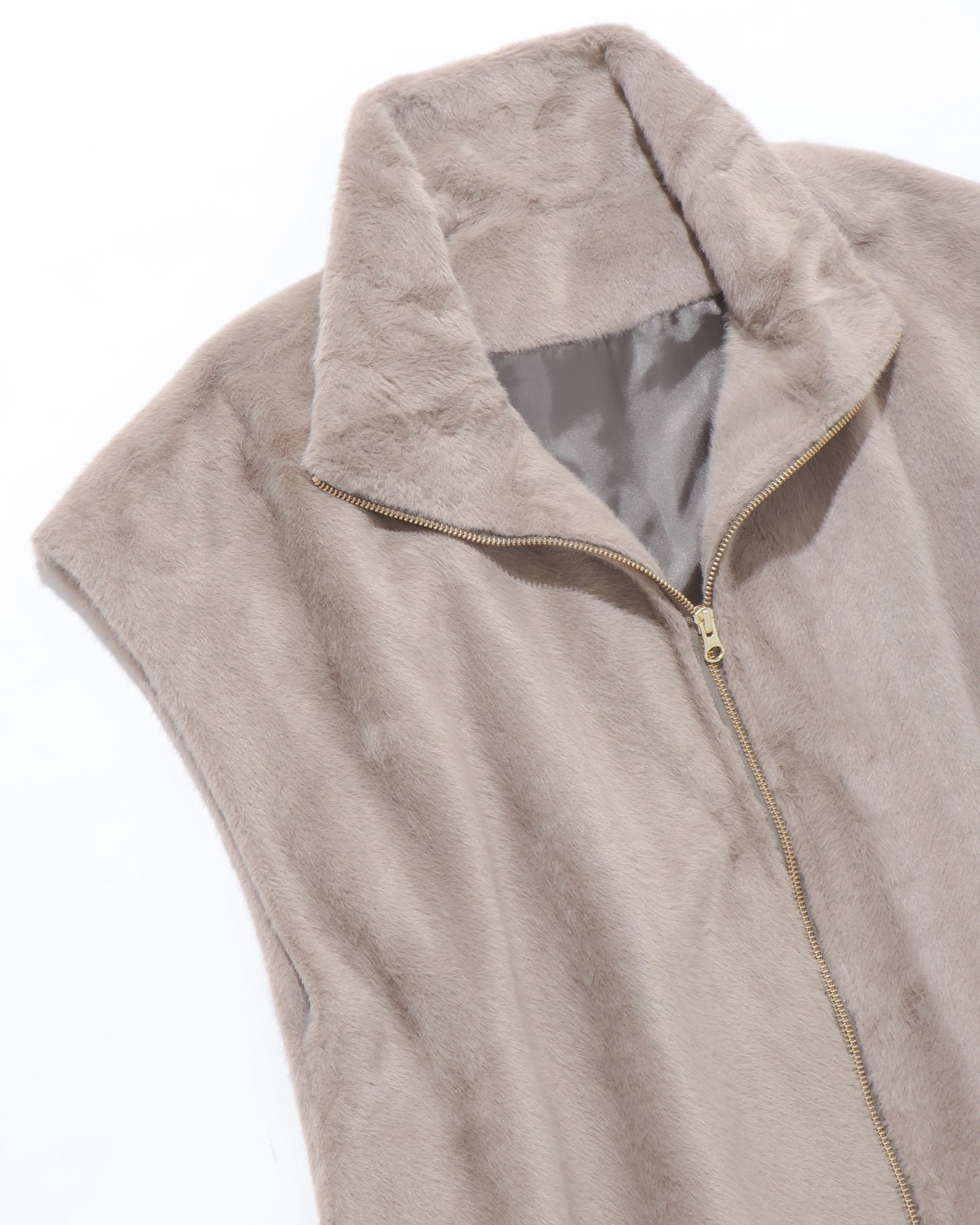 stand collar far vest