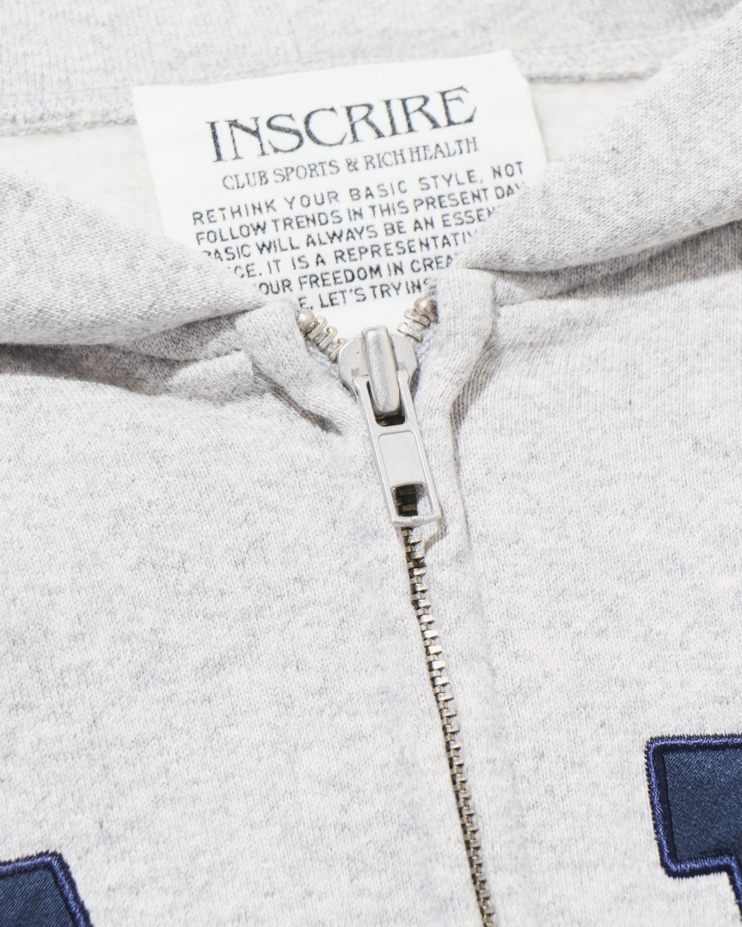Navy Zip Hoodie