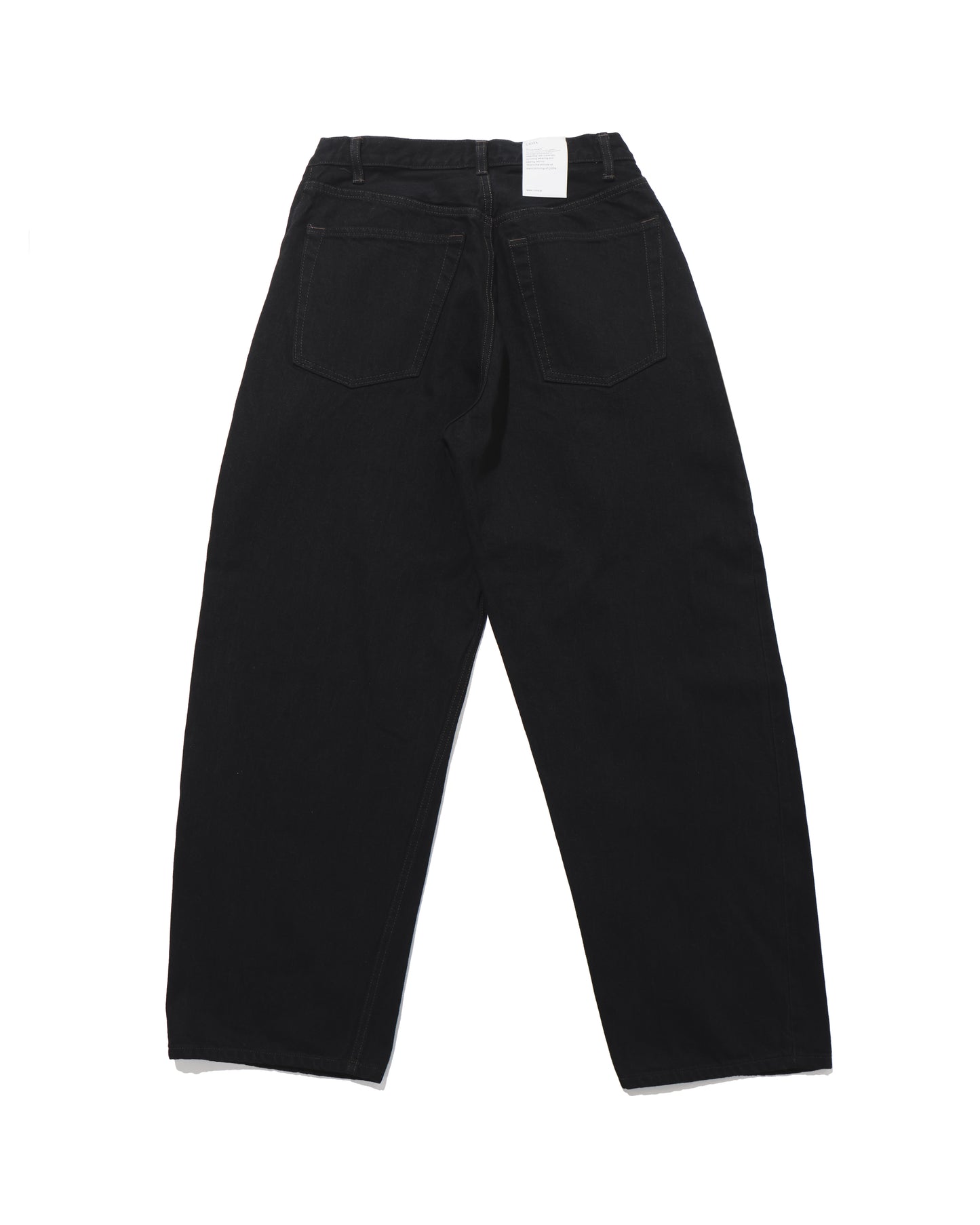 Baggy 5 Pocket Pants Black(One Wash)