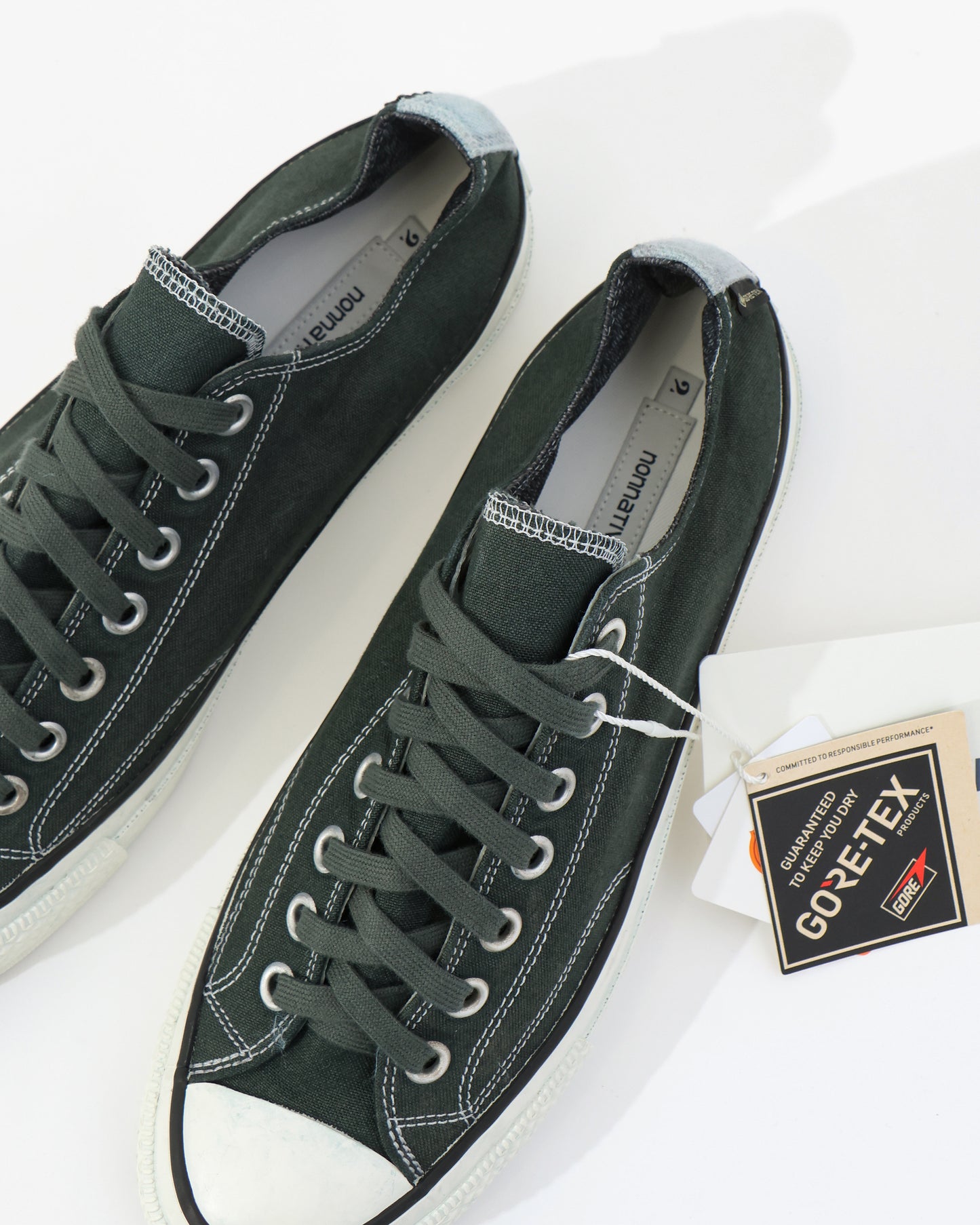 DWELLER TRAINER LOW COTTON CANVAS OVER DYE WITH GORE-TEX by SPINGLE MOVE