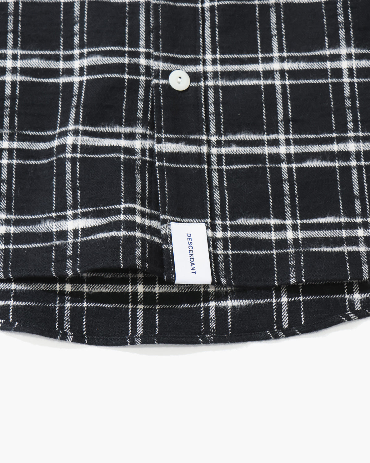 VANNING PLAID LS SHIRT BLACK