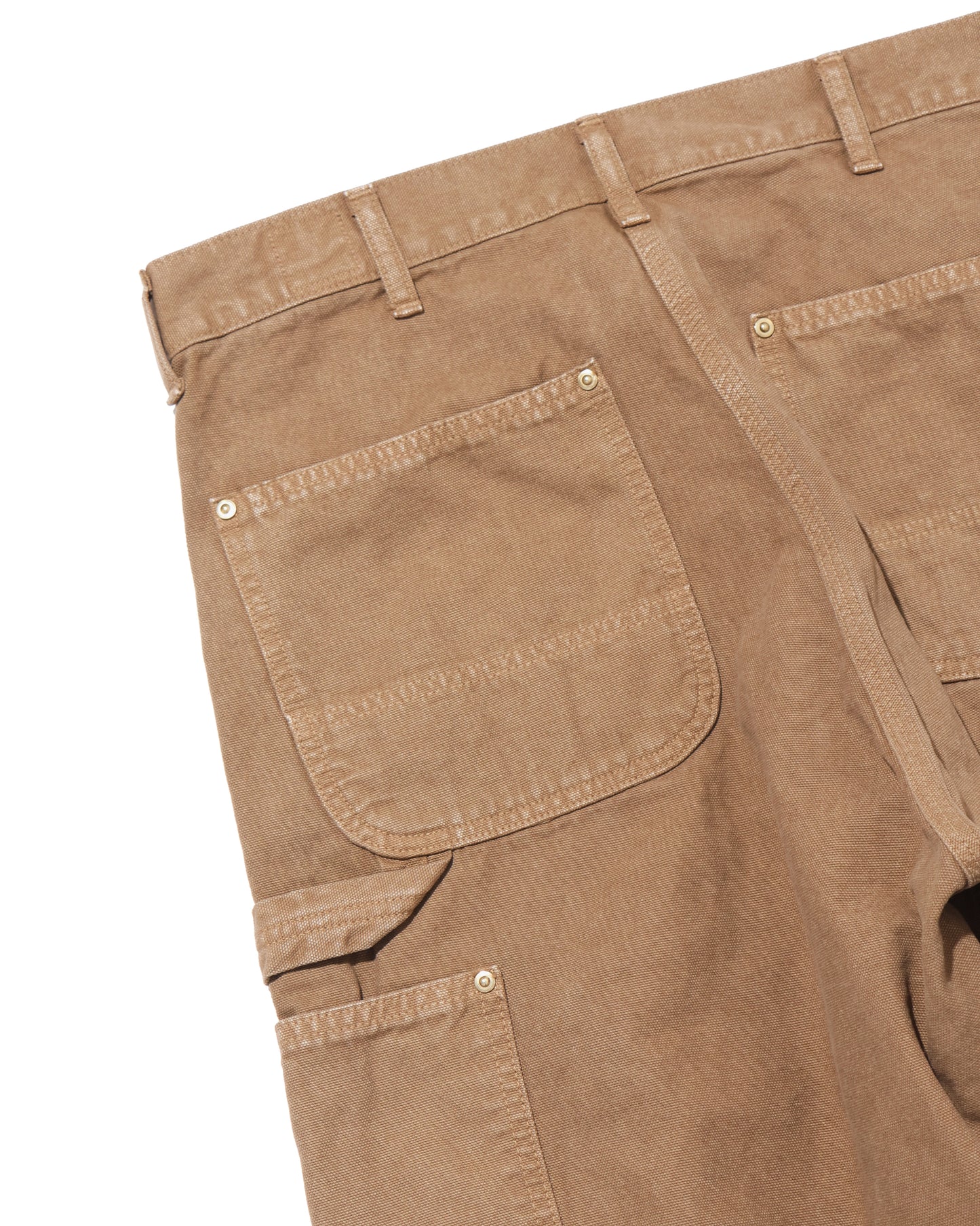 DAD'S FIT OXFORD PAINTER PANTS BROWN
