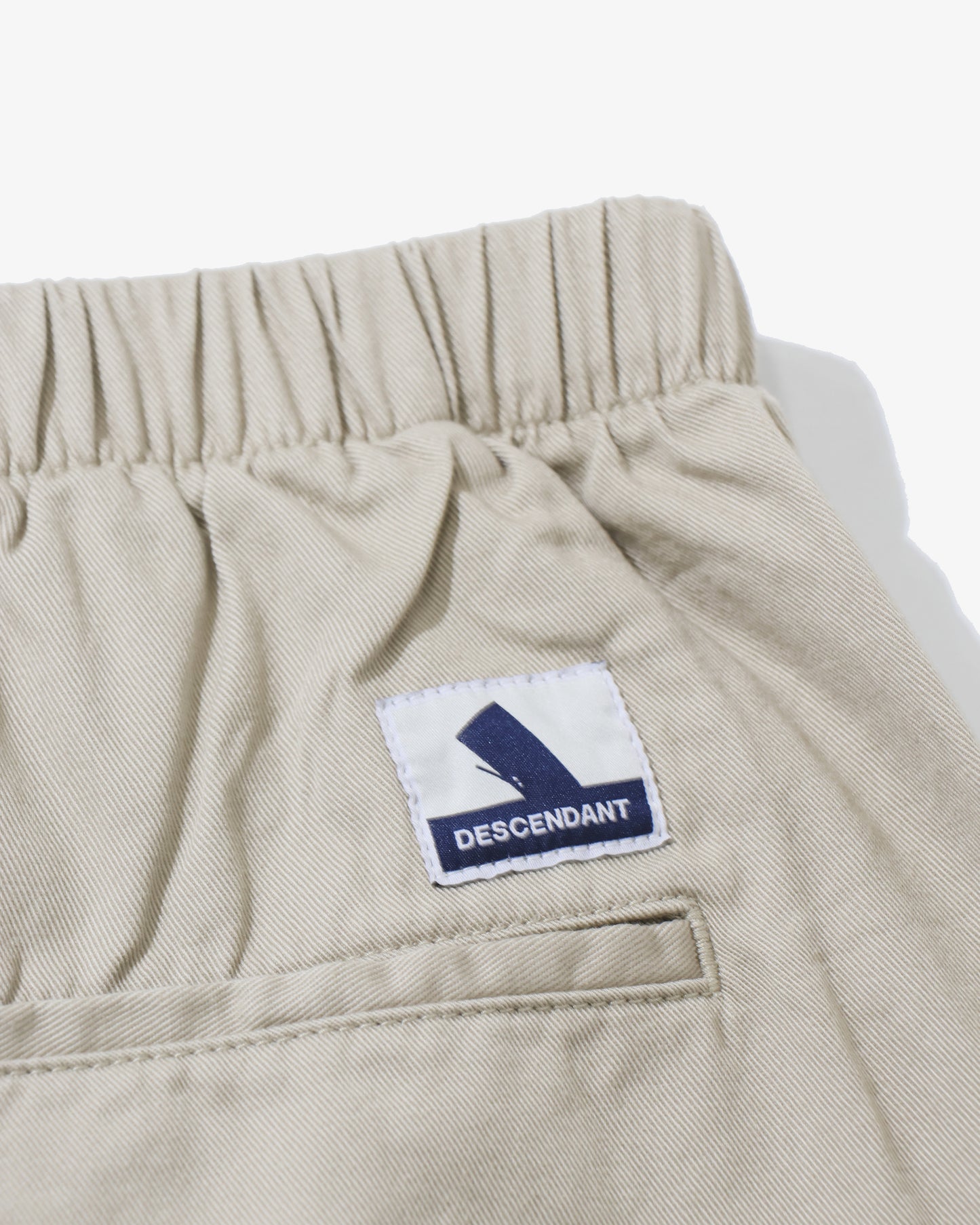 CLASP TWILL WEBBING SHORTS BEIGE