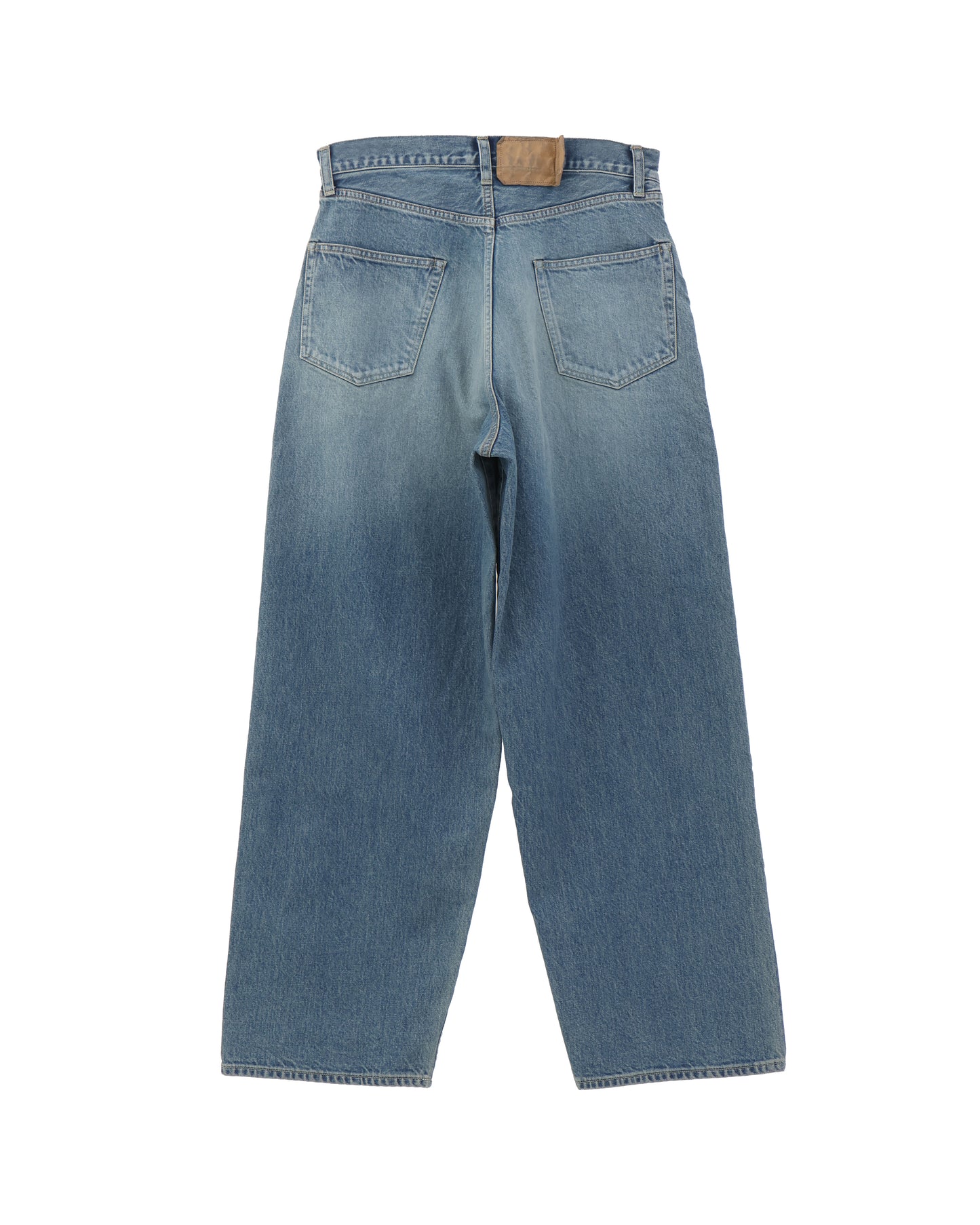 13.5oz Denim Pants Wide USED-Indigo