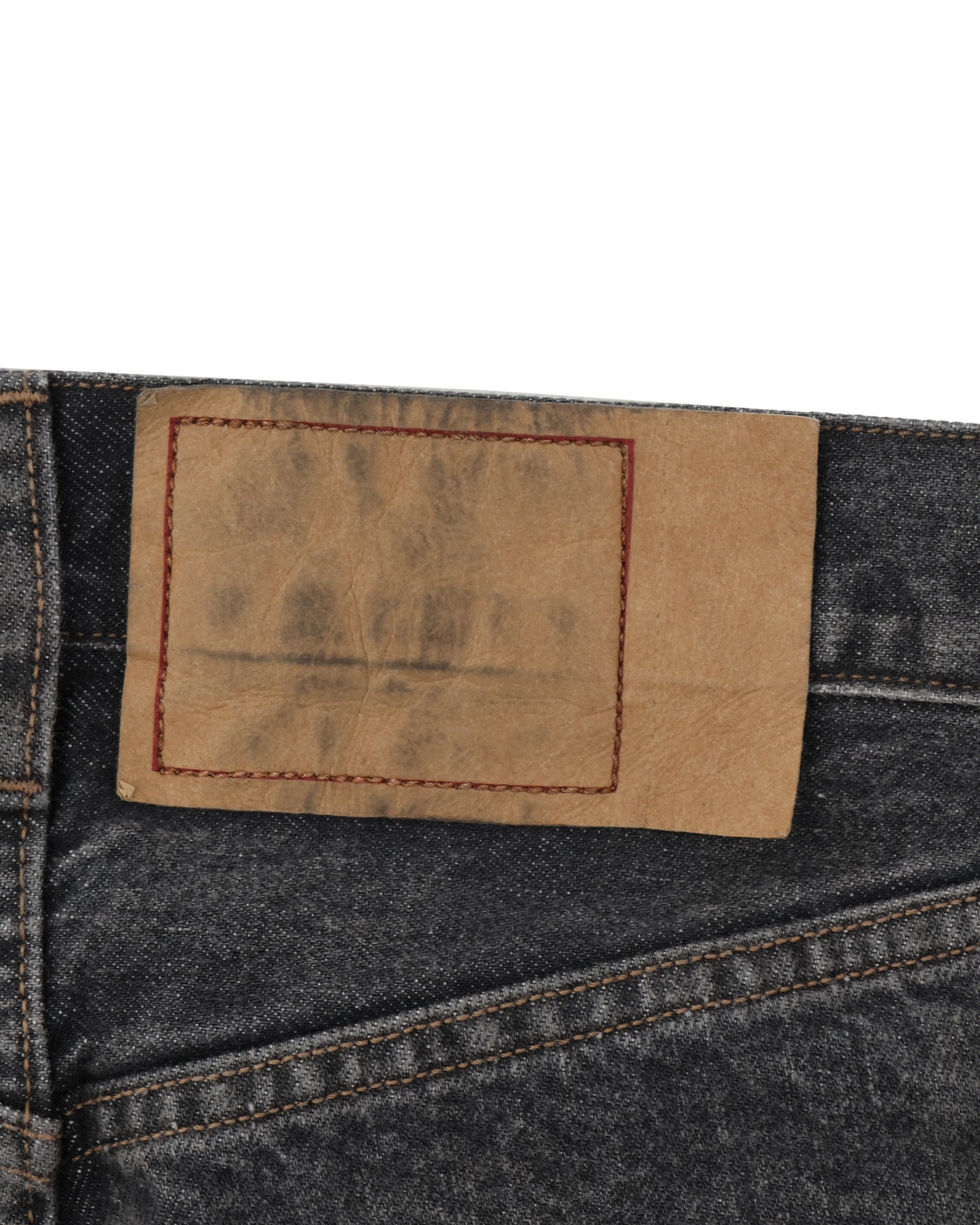 13.5oz Denim Pants Wide USED-SulfurBlack