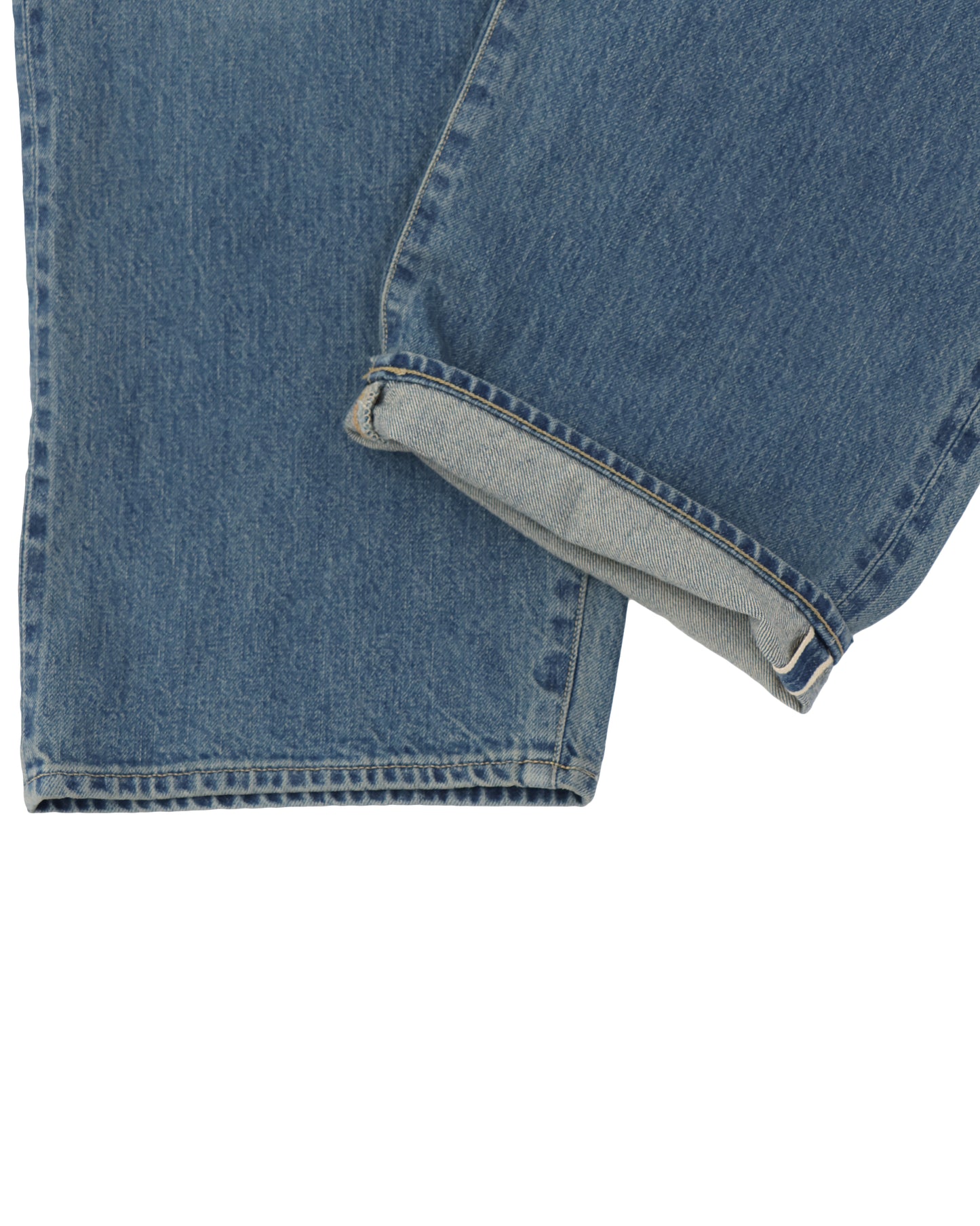 13.5oz Denim Pants Wide USED-Indigo