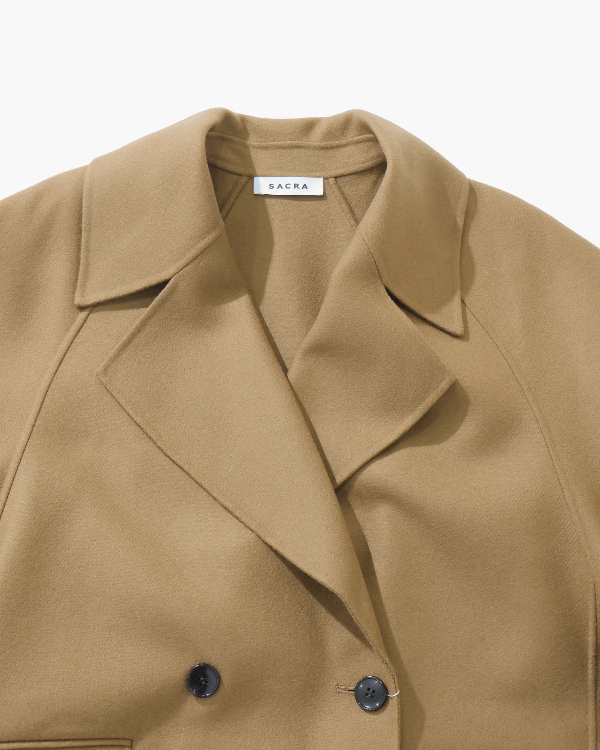 REVER TAILORING MELTON SHORT COAT