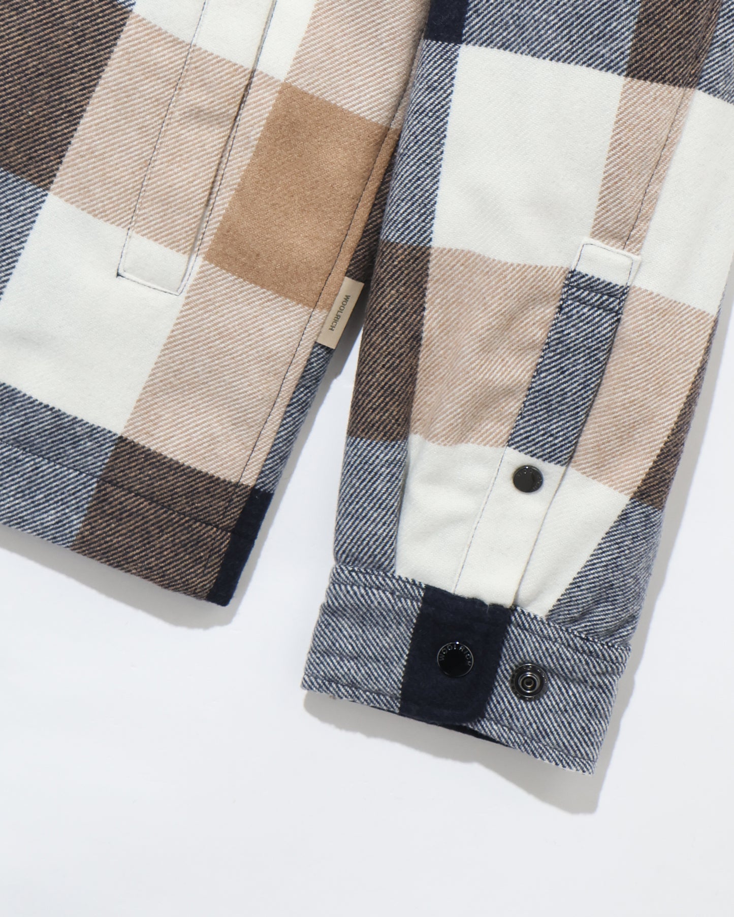 WOOL CHECK ALASKAN SHIRT JACKET