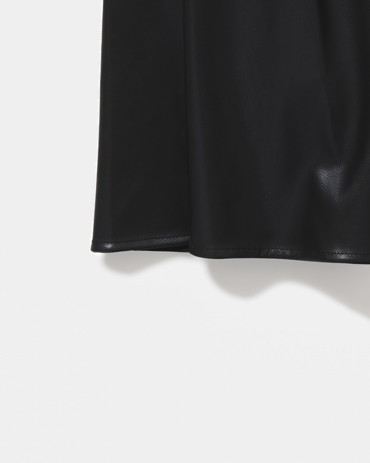 fake leather skirt