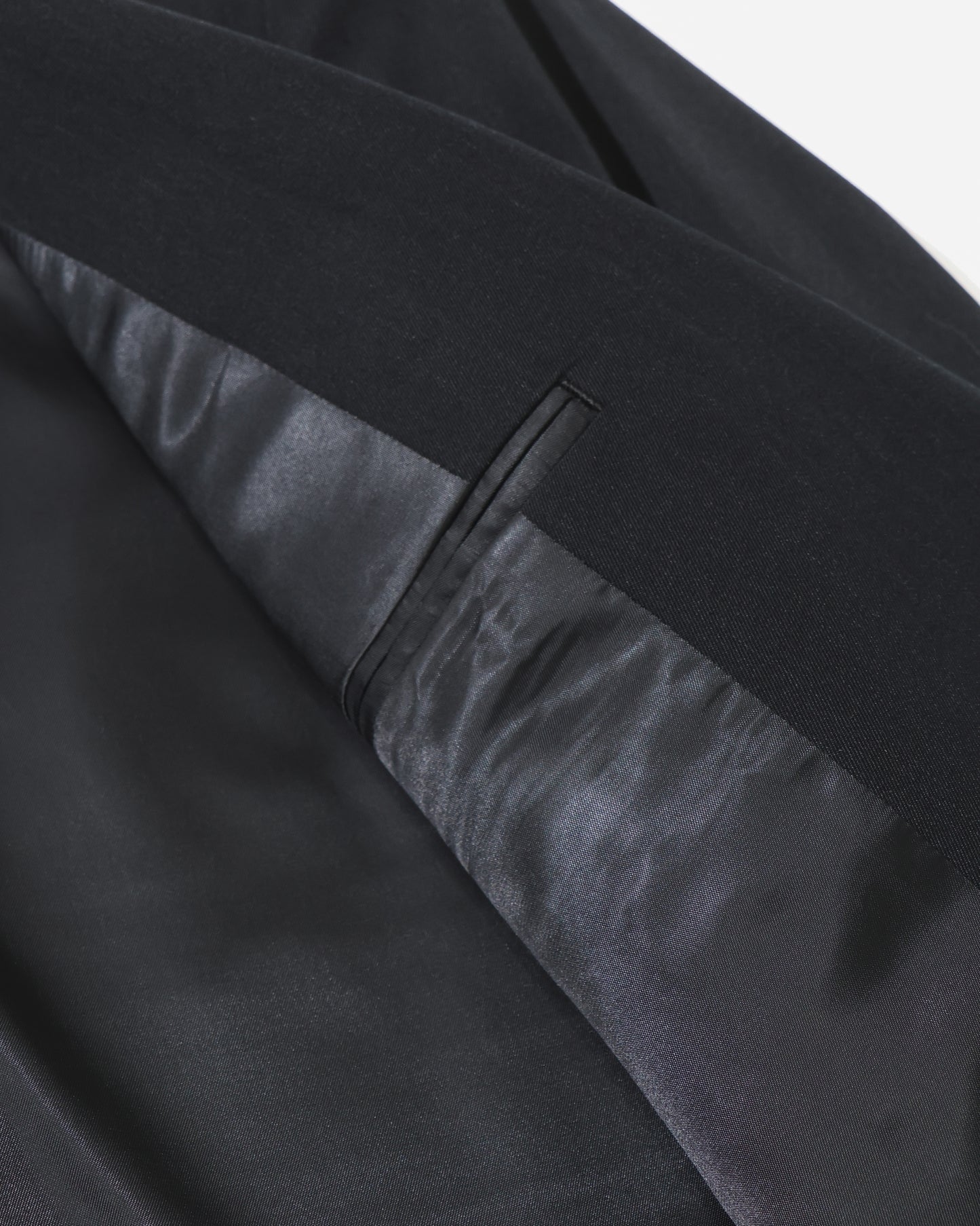 LIGHT WOOL MAX GABARDINE JACKET TOP BLACK