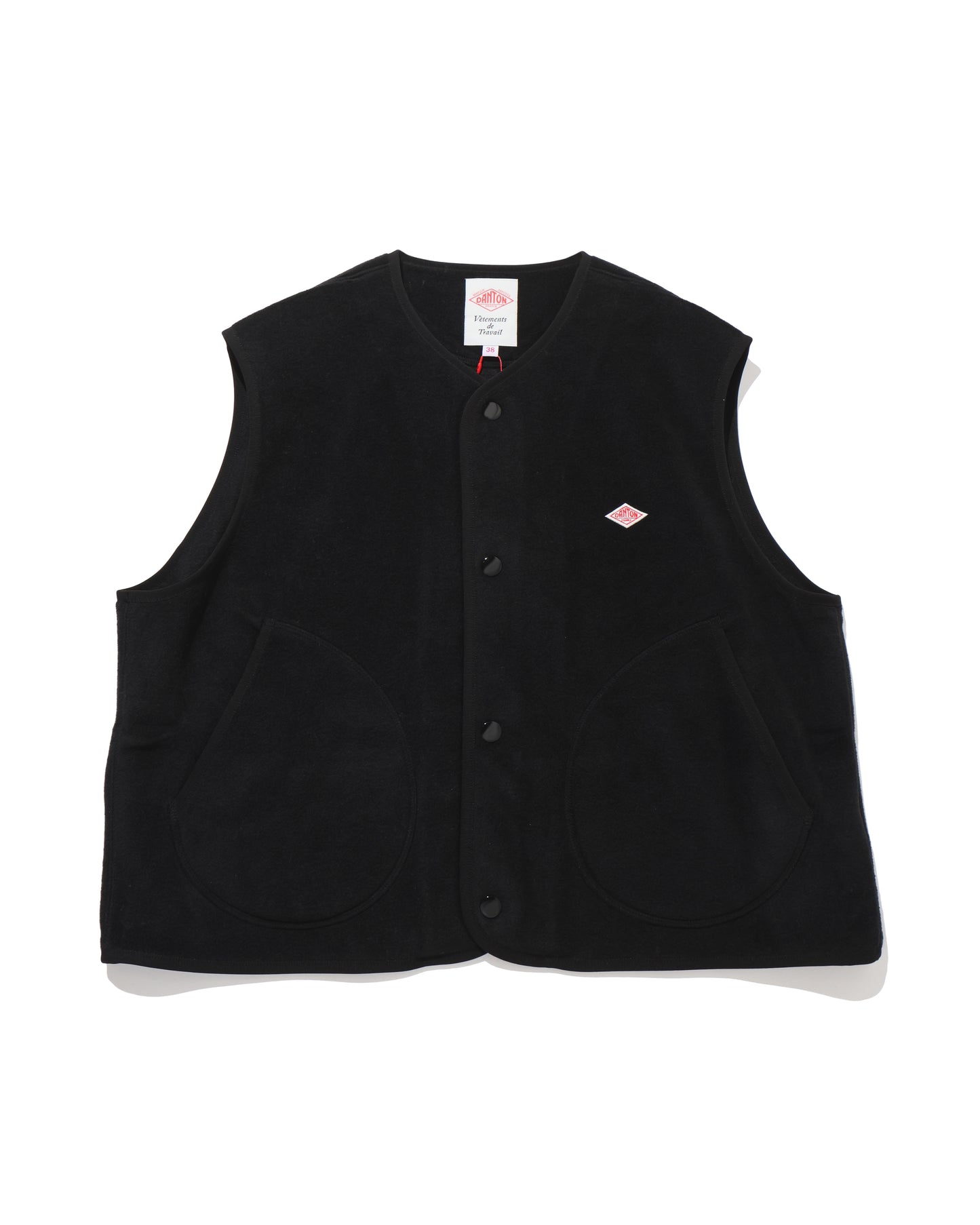 WOMEN'S FLEECE COLLARLESS VEST