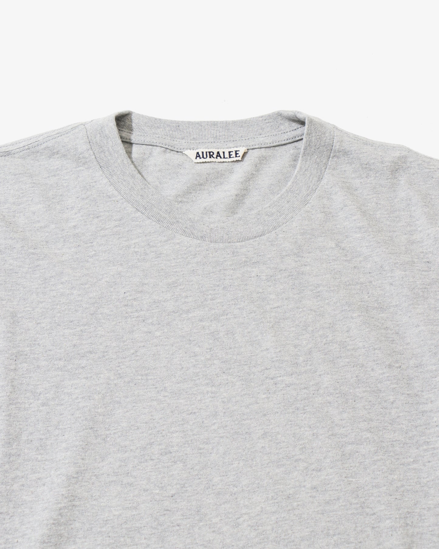 SEAMLESS CREW NECK TEE TOP GRAY