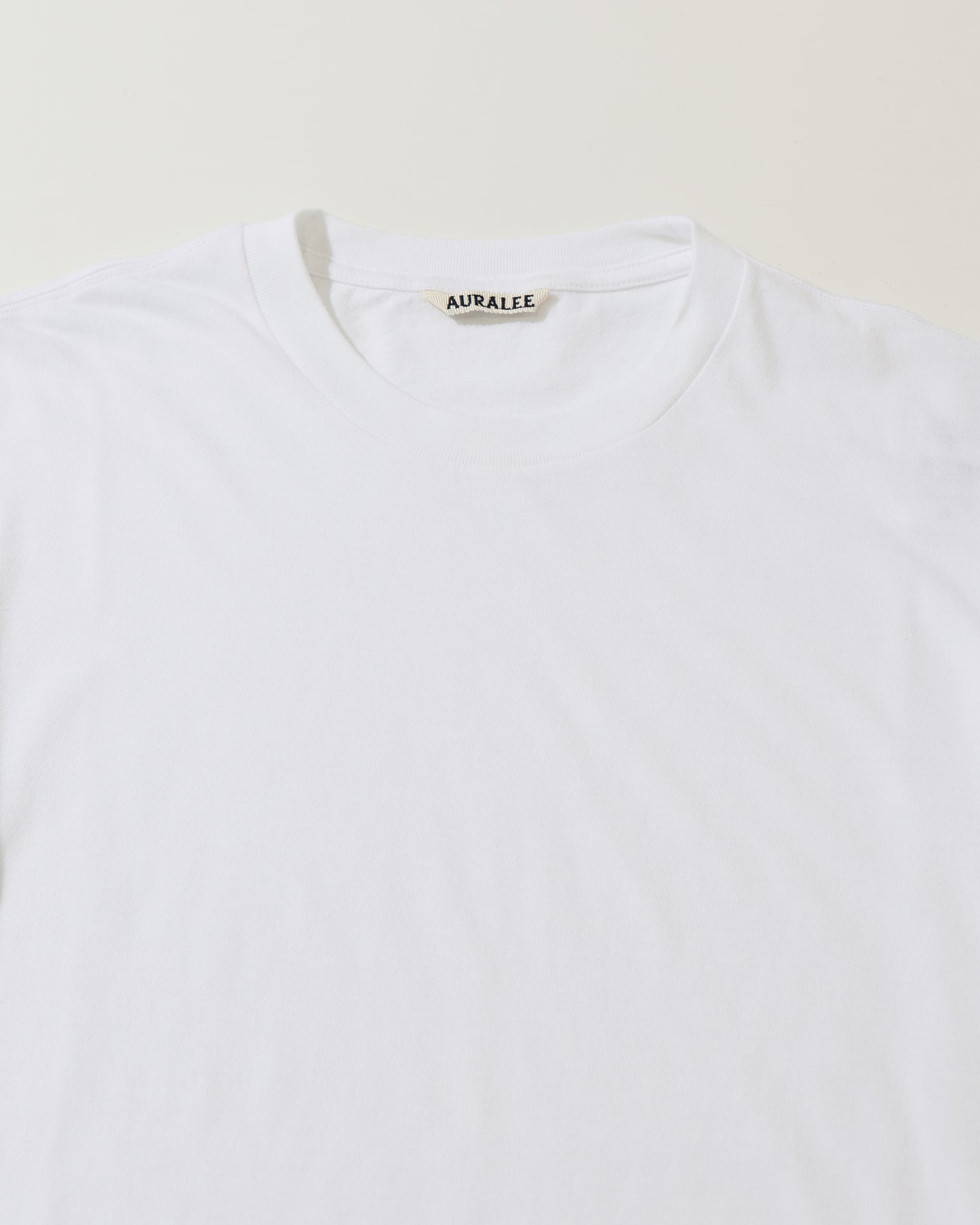 SEAMLESS CREW NECK TEE WHITE