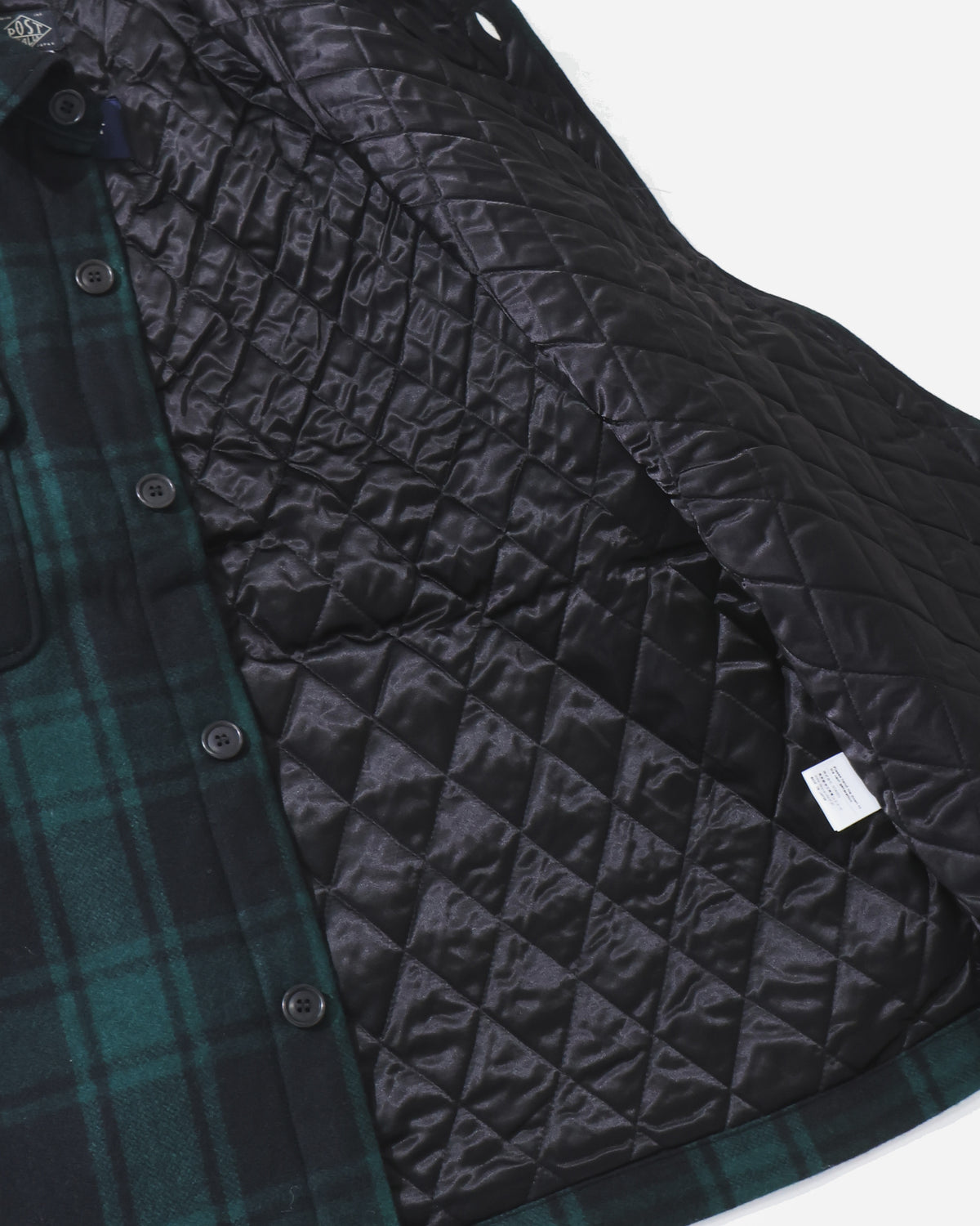 CRA 90 PLAID JACKET POST O'alls GREEN