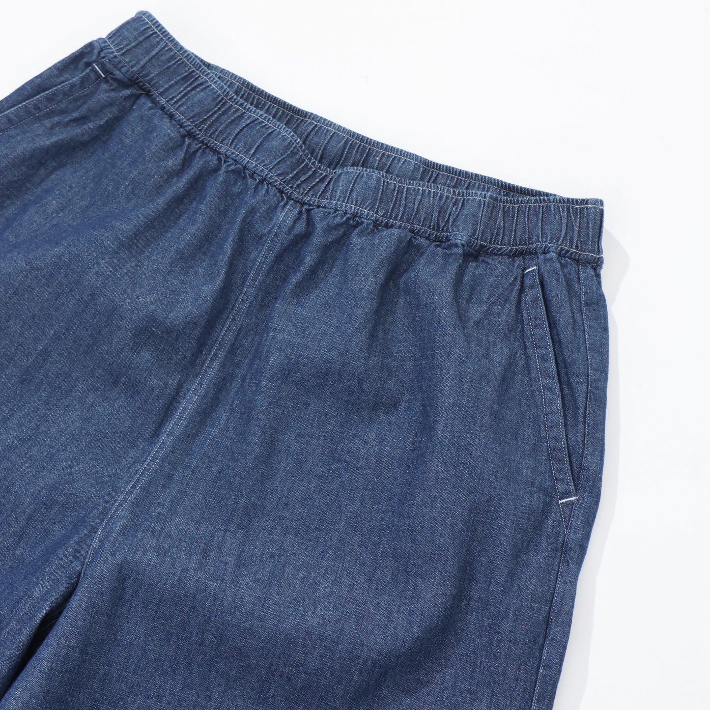 LIGHT DENIM EASY SHORTS
