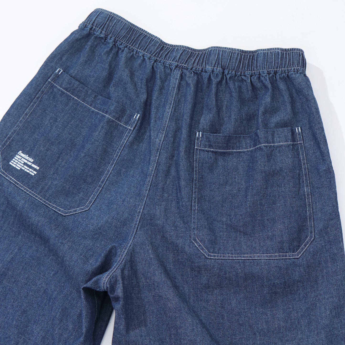 LIGHT DENIM EASY SHORTS