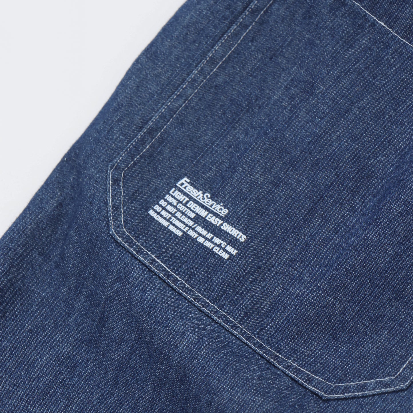 LIGHT DENIM EASY SHORTS