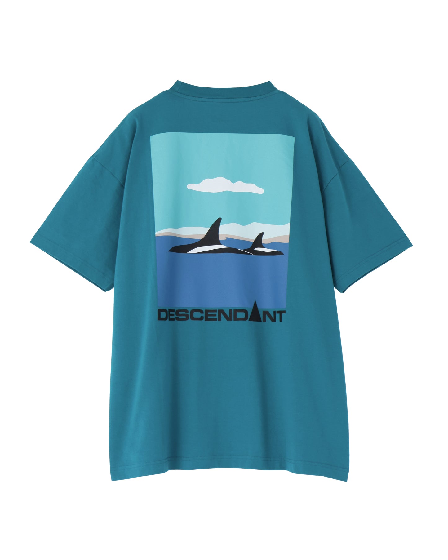 ENVIRONMENT ORGANIC COTTON SS TEAL