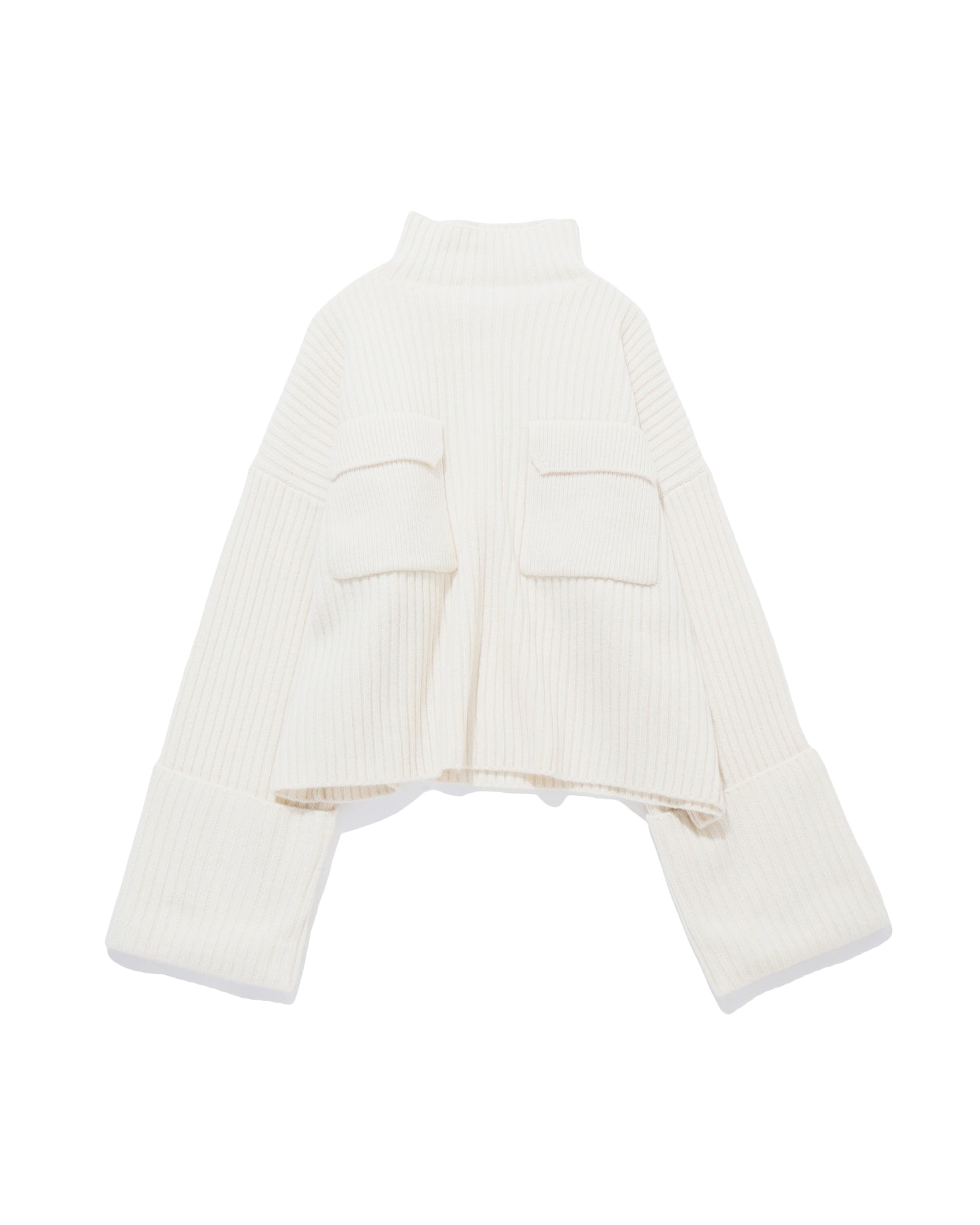 BOILED LAMBWOOL RIB TOP