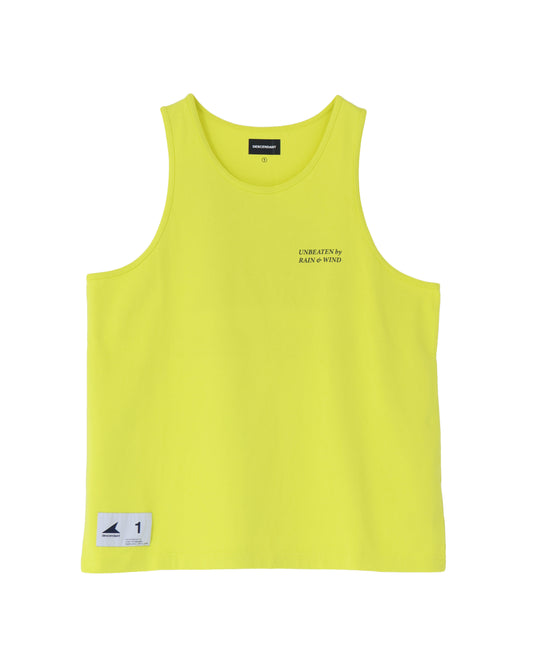 GENNAKER ORGANIC COTTON TANK TOP  YELLOW