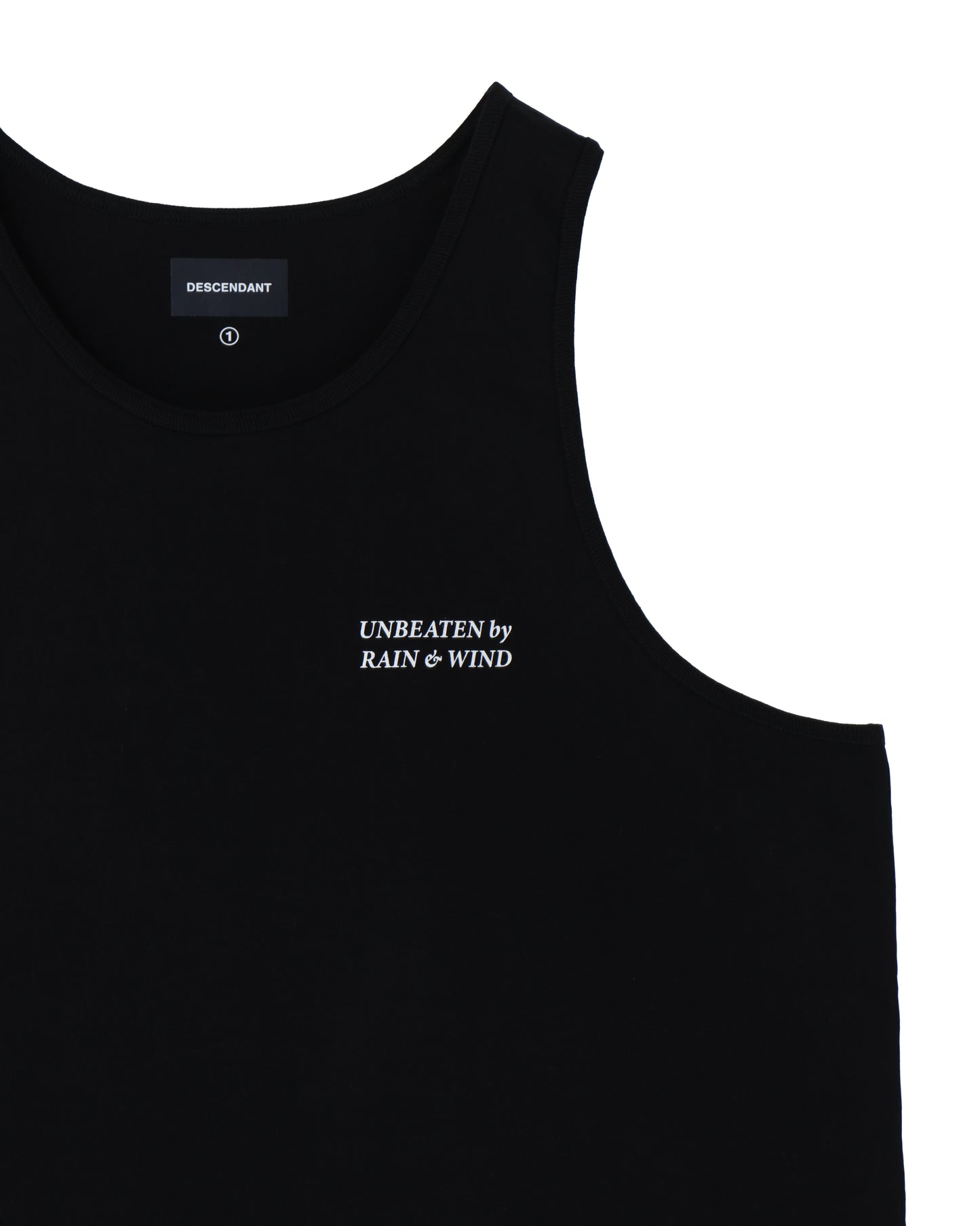 GENNAKER ORGANIC COTTON TANK TOP BLACK