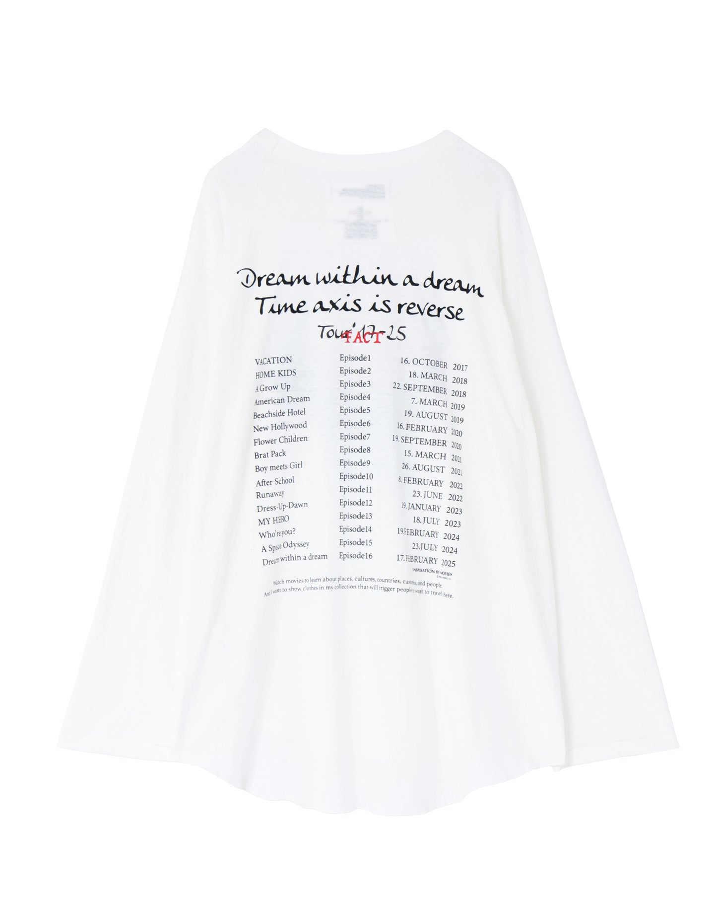 "THE BAT" Tour Raglan Tee