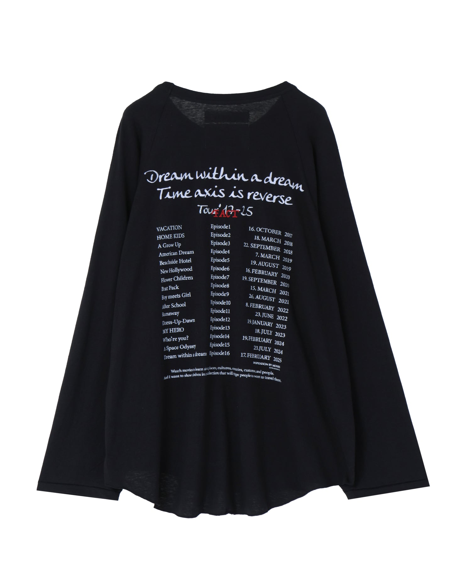 "THE BAT" Tour Raglan Tee