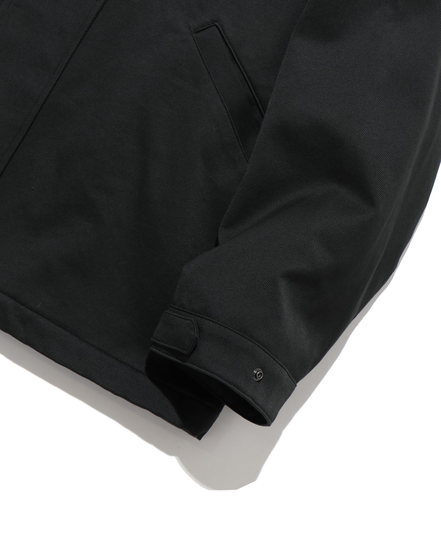 Cotton Drill Short Mil Coat BLACK