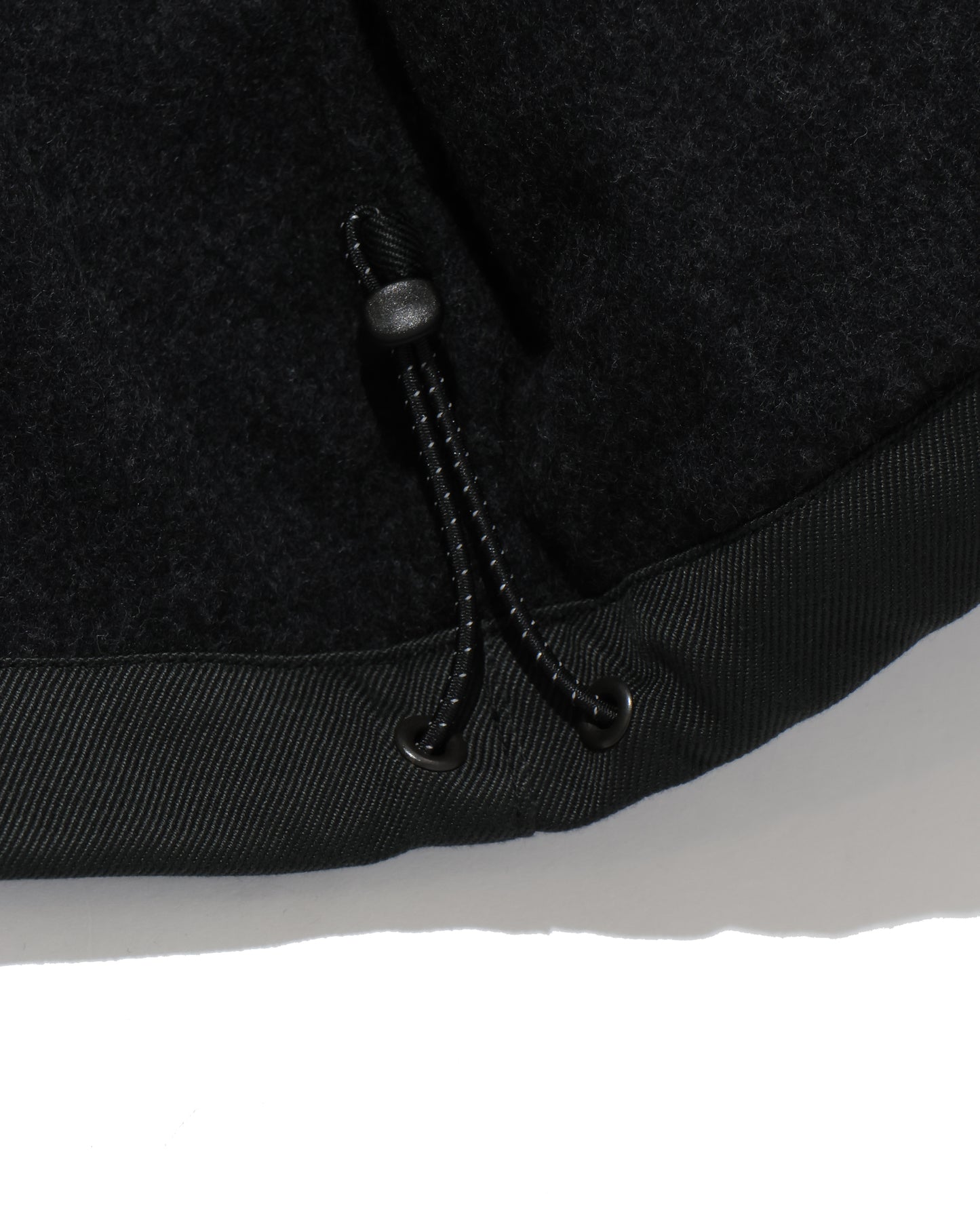 Cotton Drill Short Mil Coat BLACK