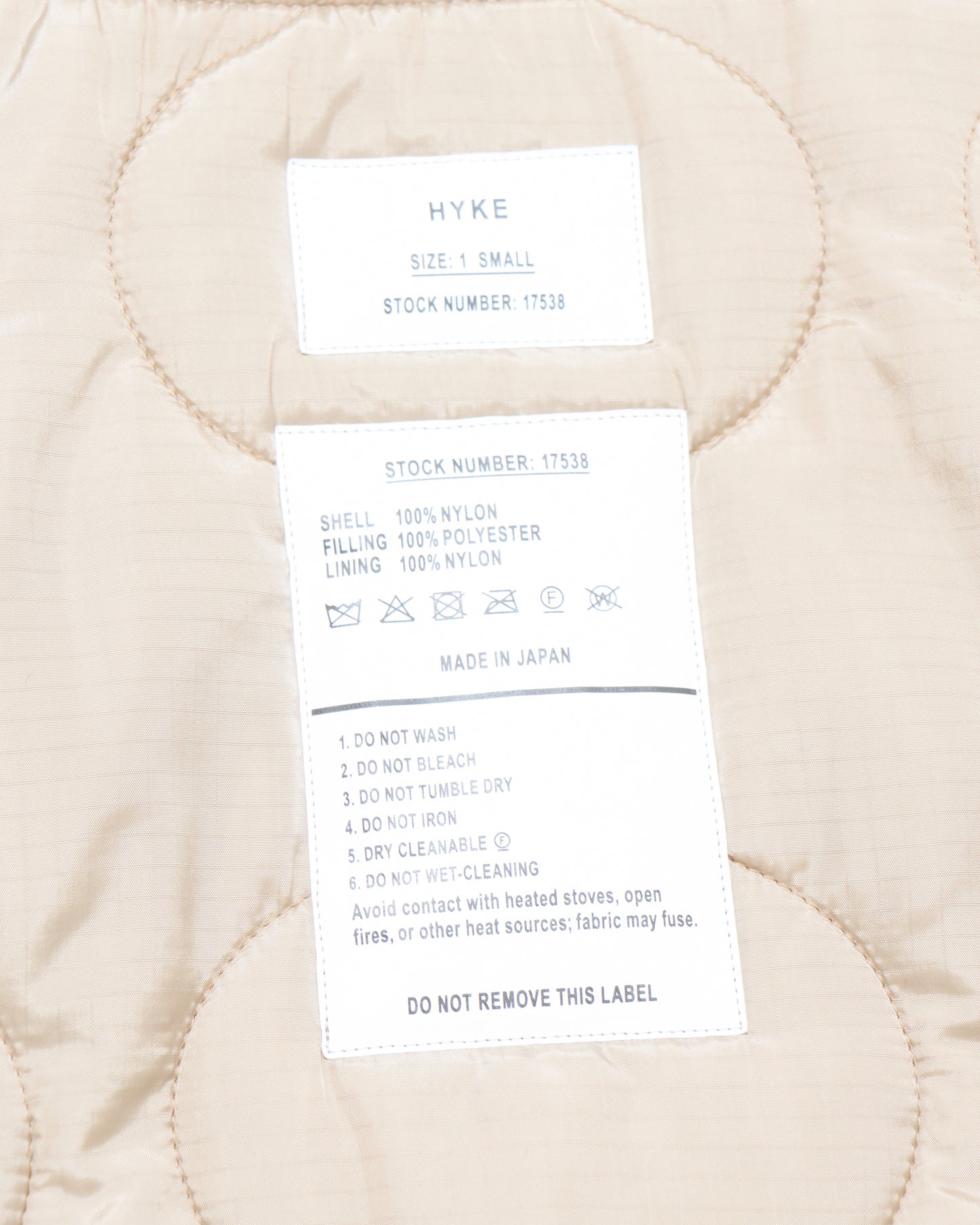 QUILTED LINER TYPE CWU-9/P JACKET 17538