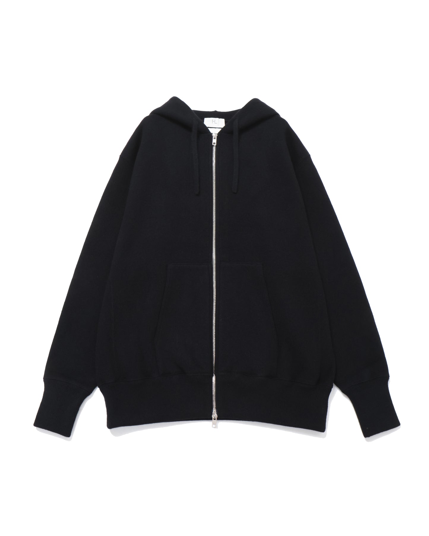 GC twist zip-up Hooded  BLACK