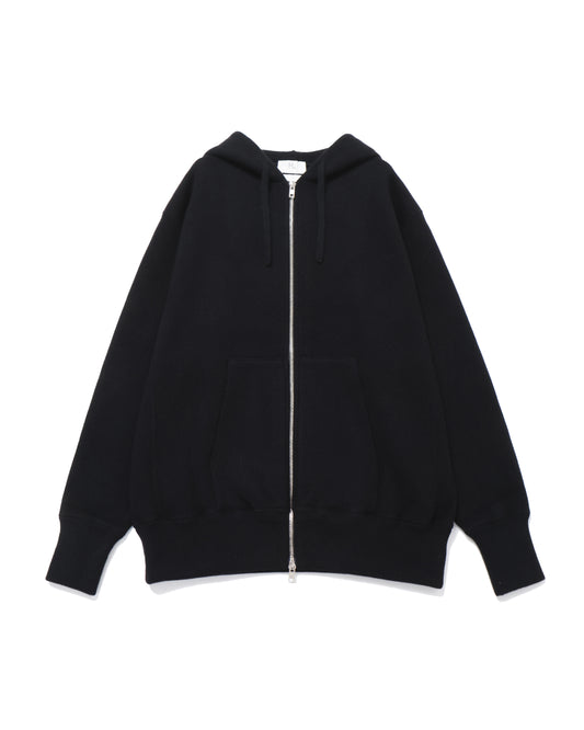 GC twist zip-up Hooded  BLACK