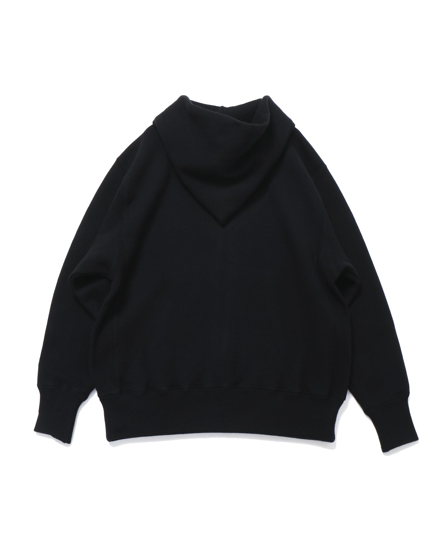 GC twist zip-up Hooded  BLACK